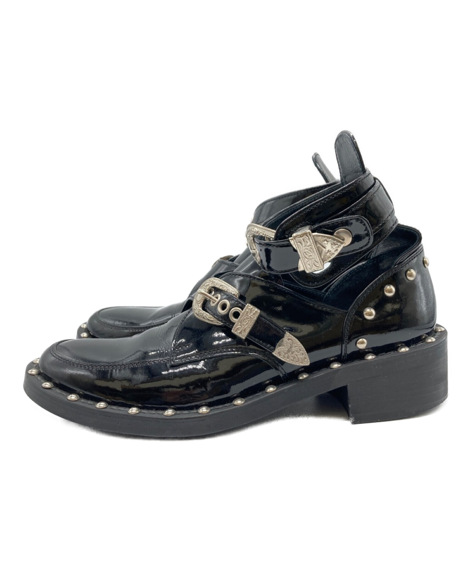 中古・古着通販】LIMI feu (リミフゥ) エナメルウエスタンベルト  