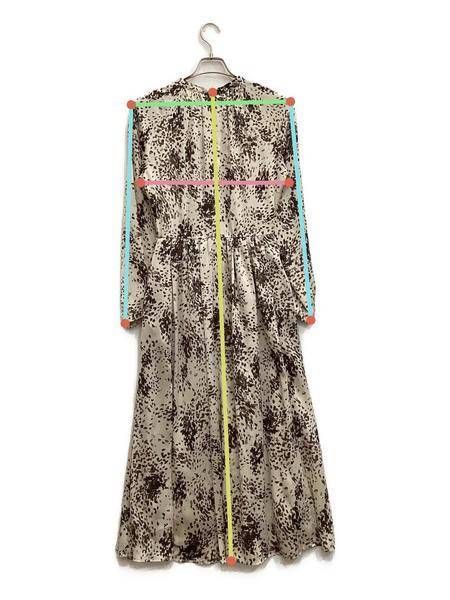 中古・古着通販】IENA (イエナ) 楊柳プリントギャザーワンピース 