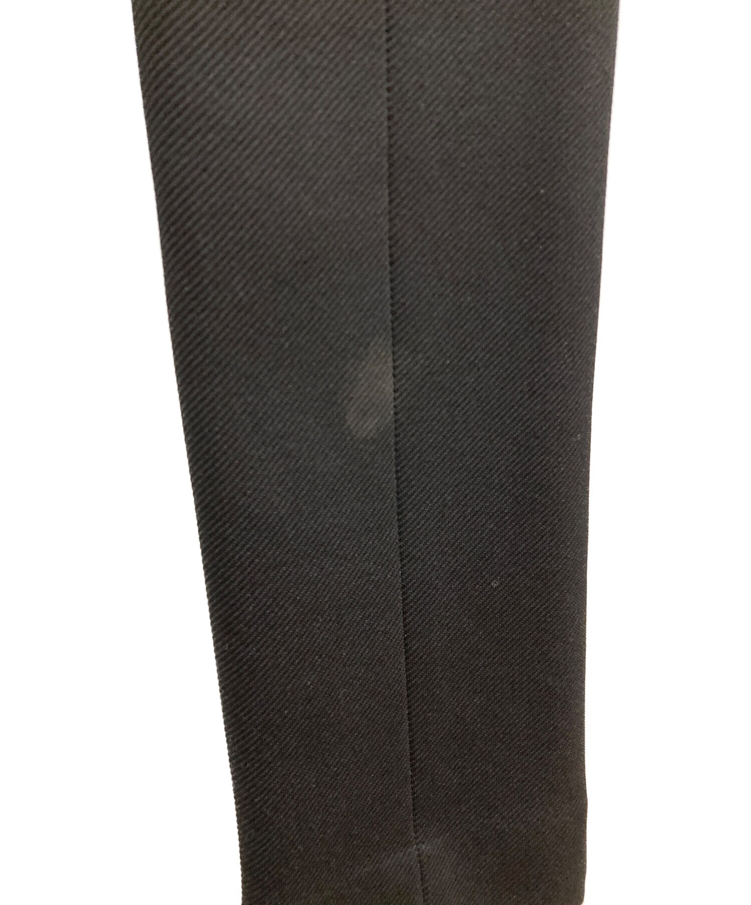 中古・古着通販】GUCCI (グッチ) 切替レザーパンツ ブラック サイズ:38