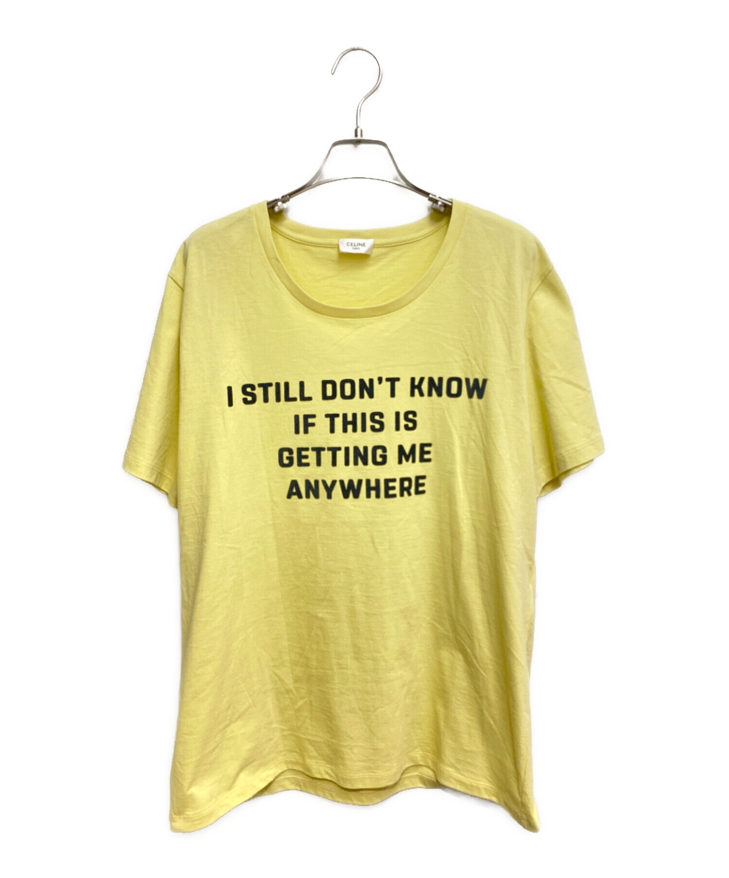 CELINE セリーヌ Tシャツ・カットソー XS 黄 【古着】【中古】【送料無料】 CELINE（セリーヌ） | Tシャツ・カットソーの古着・中古通販 | 【公式