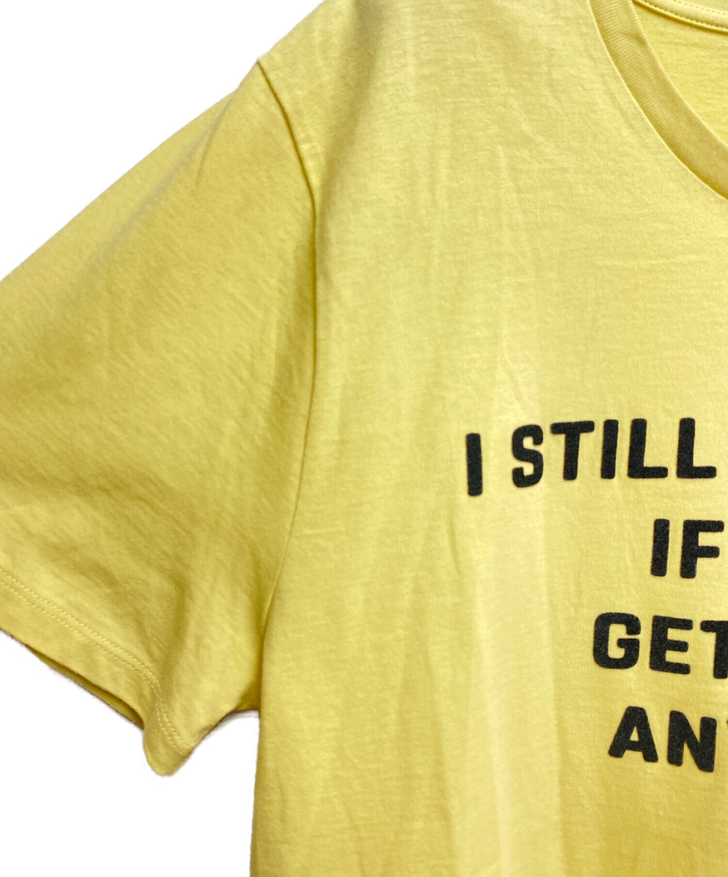 CELINE セリーヌ Tシャツ・カットソー XS 黄 【古着】【中古】【送料無料】 中古・古着通販】CELINE (セリーヌ) Tシャツ イエロー サイズ:xs