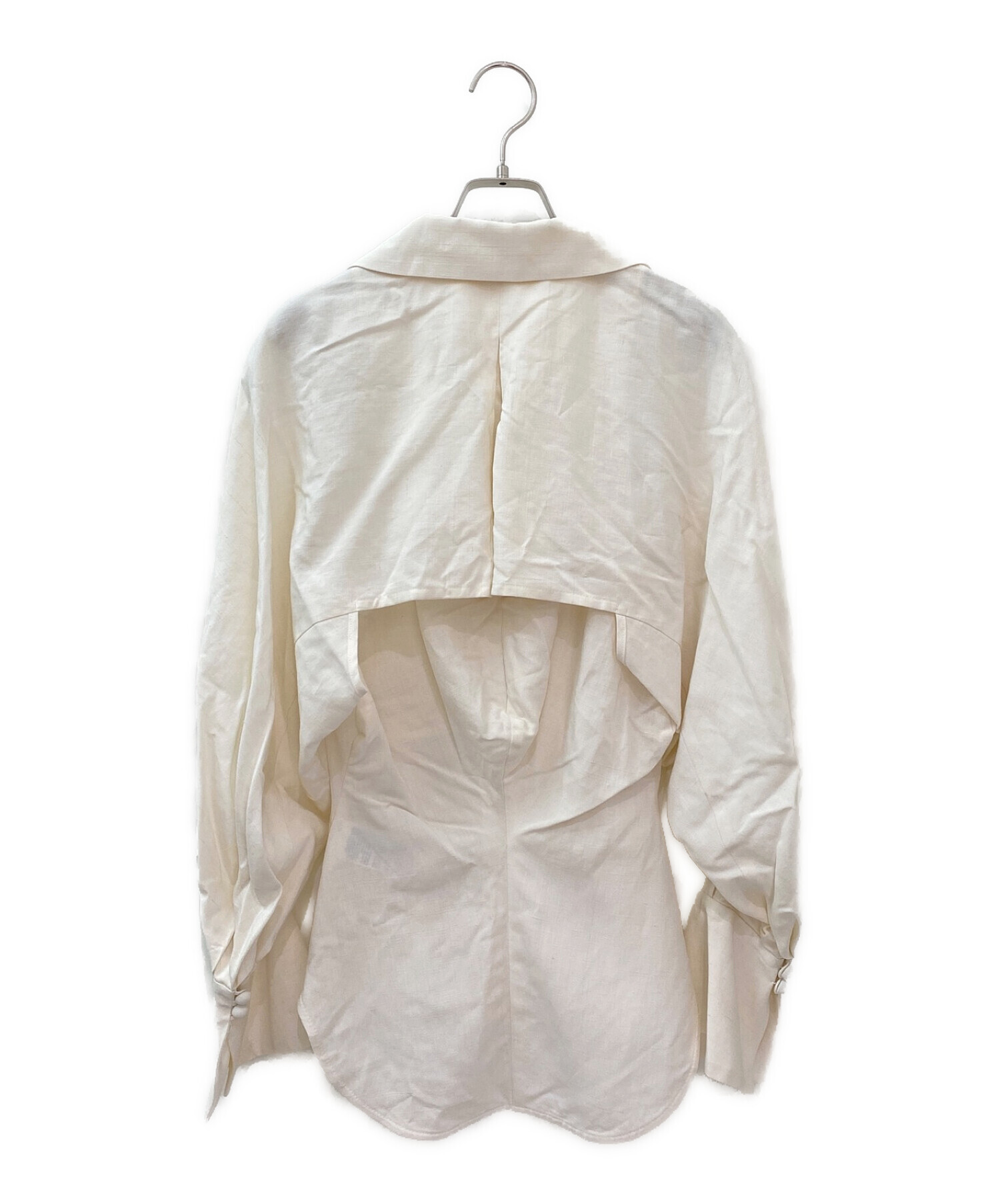 mame  シャツジャケット　Viscose Hemp Round Shirt 中古・古着通販】Mame Kurogouchi (マメクロゴウチ) Viscose Hemp