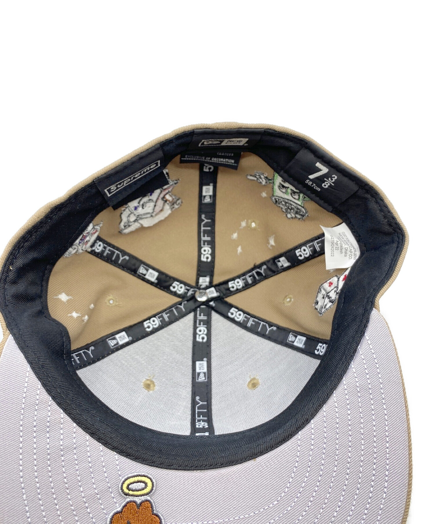 Supreme 59FIFTY キャップ ベージュ 7 1/8 Supreme（キャップ