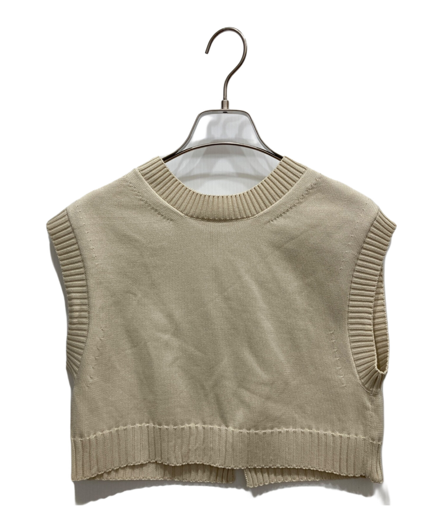 中古・古着通販】AURALEE (オーラリー) DRY COTTON KNIT VEST 中古・古着通販】AURALEE (オーラリー) DRY COTTON KNIT VEST