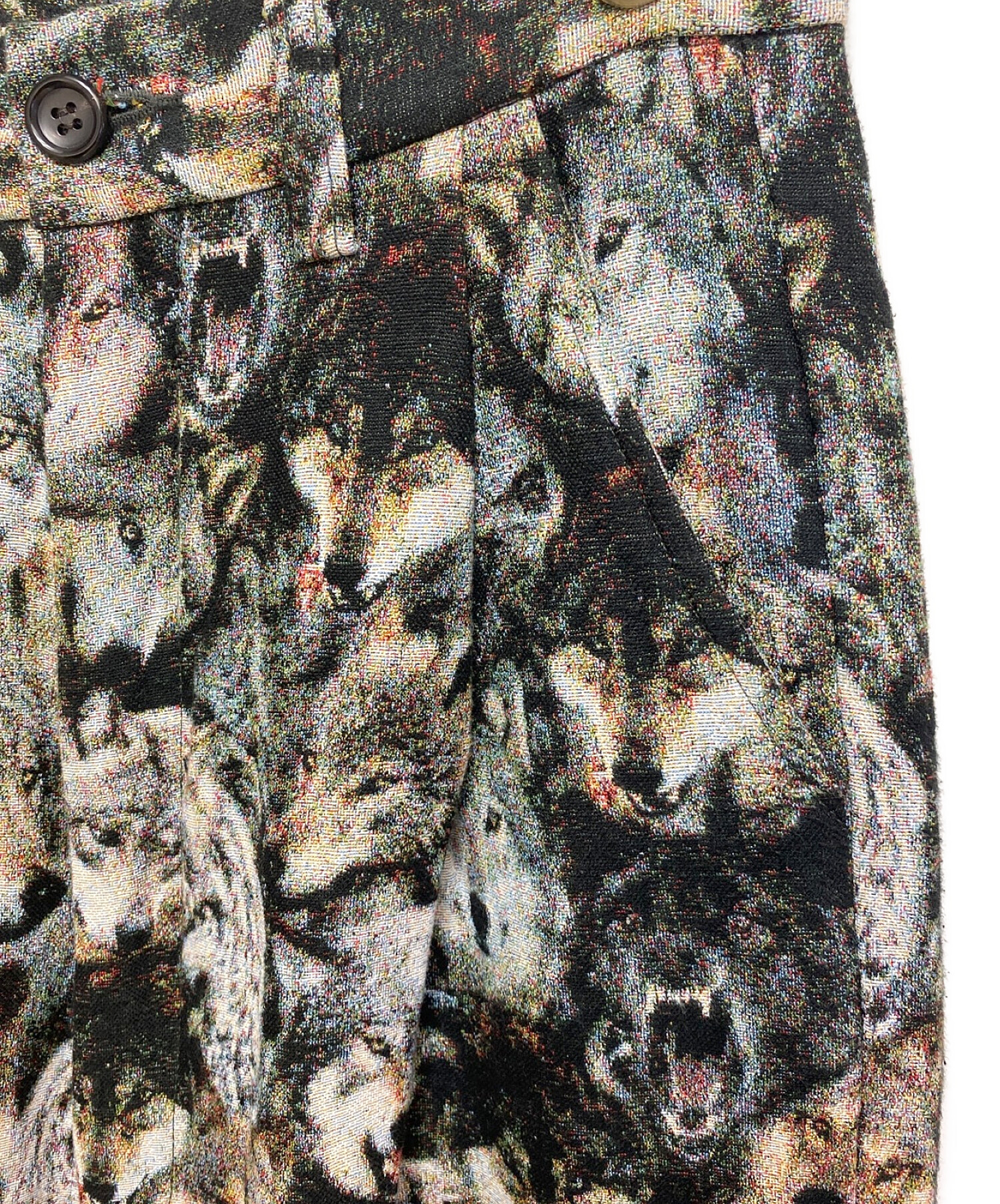 中古・古着通販】KIDILL (キディル) ウルフワイドタックパンツ 中古・古着通販】KIDILL (キディル) ウルフワイドタックパンツ