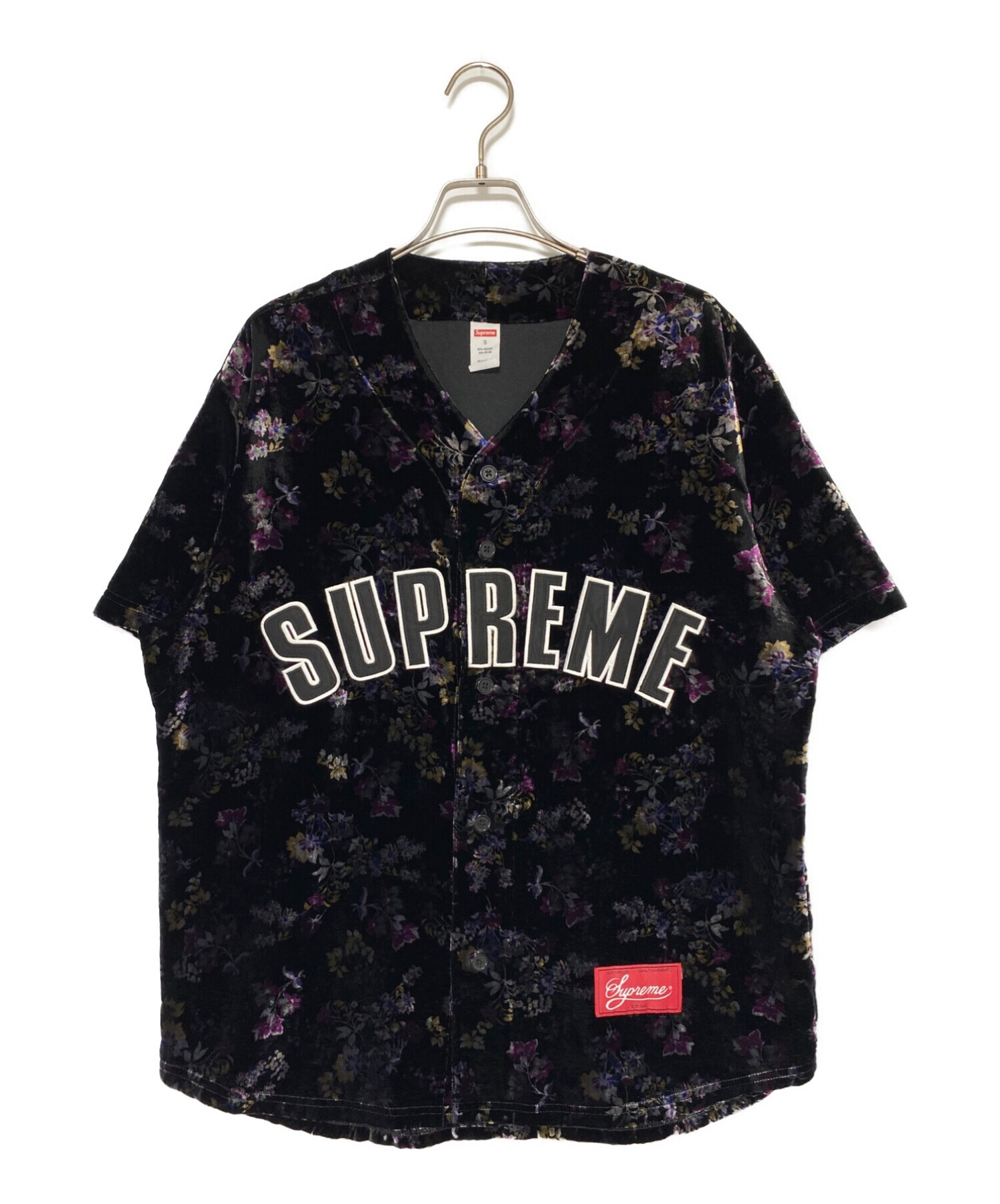 中古・古着通販】SUPREME (シュプリーム) Floral Velour Baseball