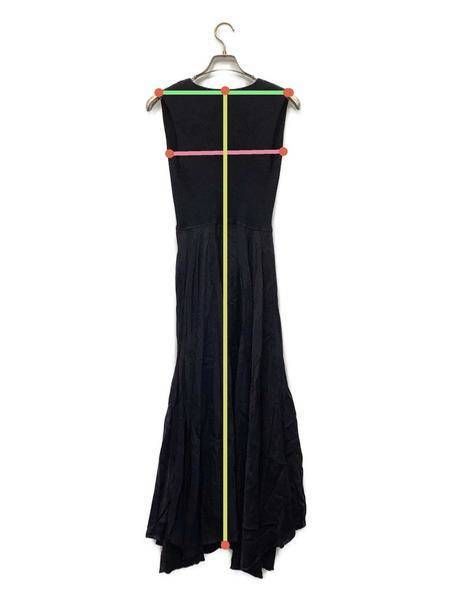 【新品】theory ドレス　Twill Combo Rib Drape DR 中古・古着通販】theory (セオリー) Twill Combo Rib Drape DR