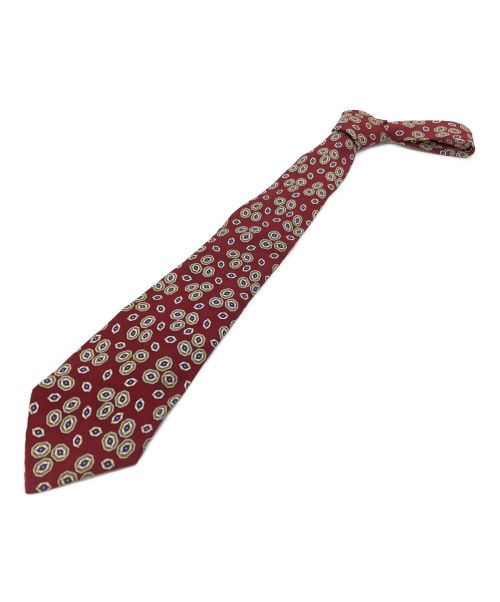 中古・古着通販】CHANEL (シャネル) シルクネクタイ ボルドー サイズ