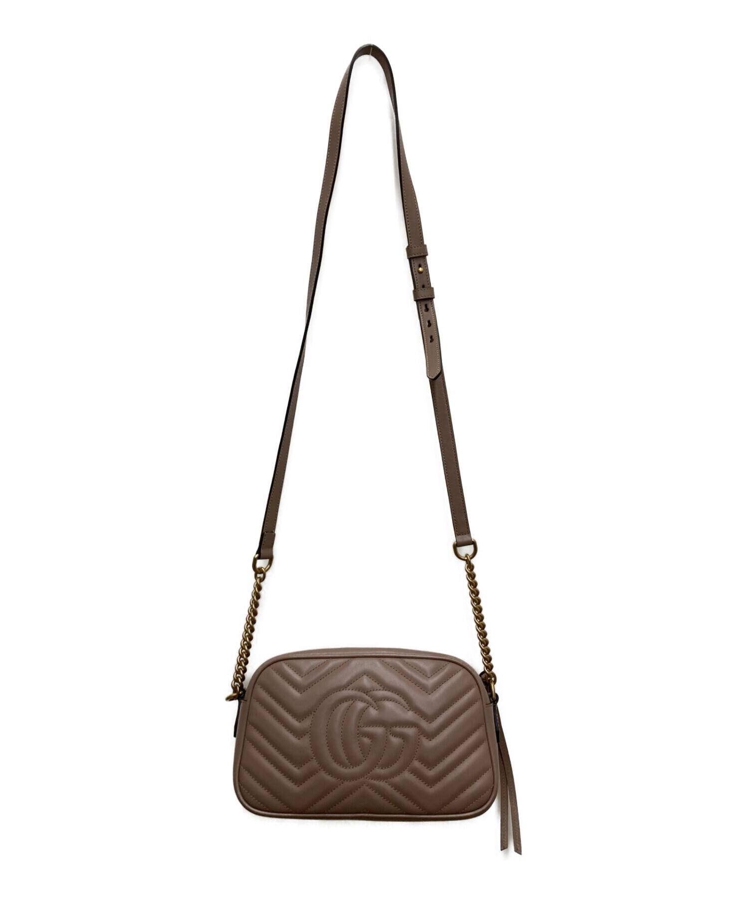中古・古着通販】GUCCI (グッチ) GGマーモント キルティング スモール 