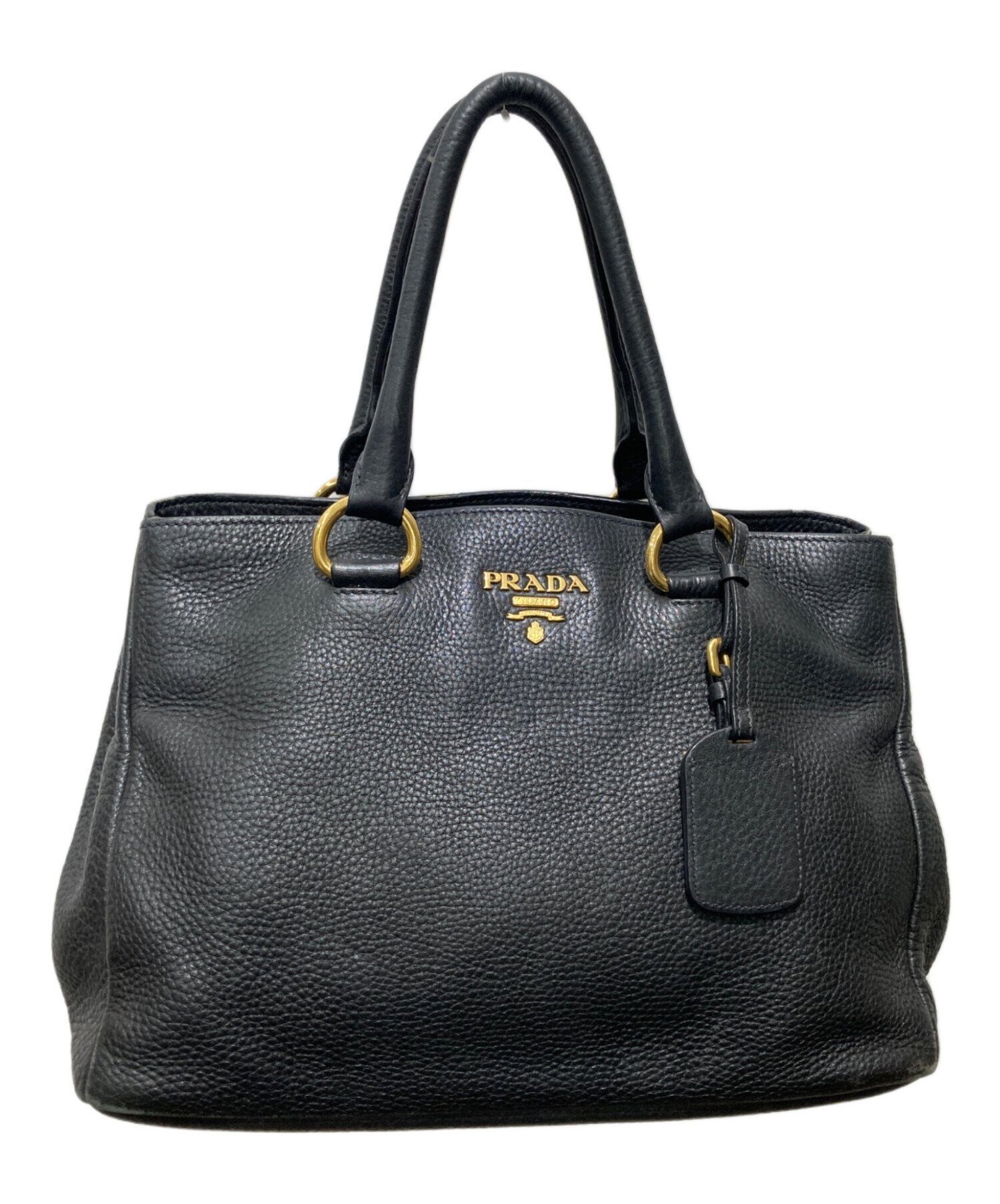 PRADA 黒 バッグ ブラック プラダ Re-edition 1978 Re-nylon Xサフィアーノレザー