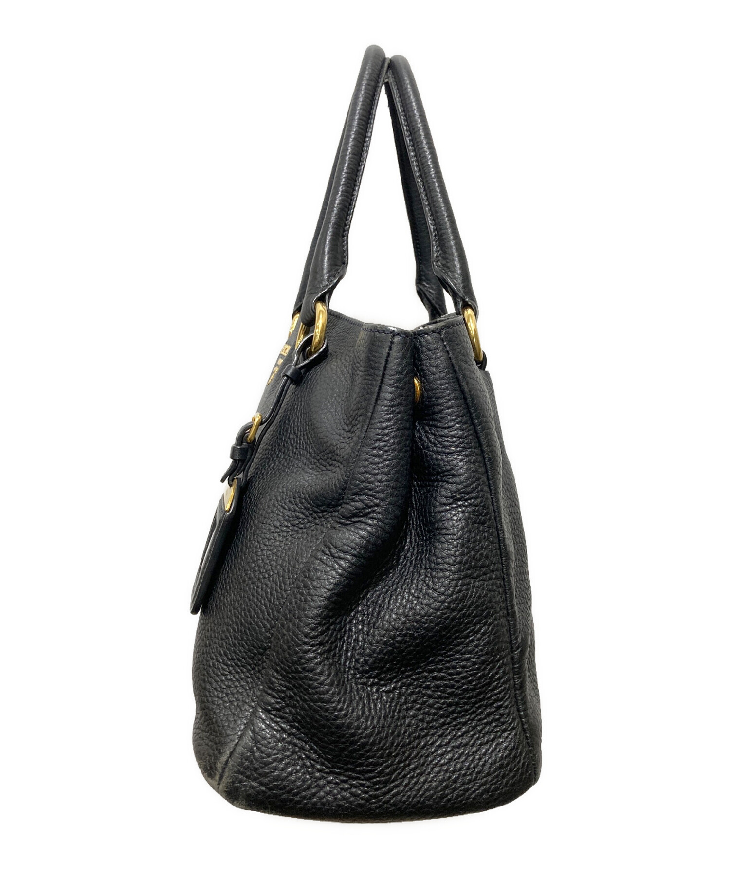 スーパージャンク品　プラダ　ショルダーバッグ 中古・古着通販】PRADA (プラダ) ショルダーバッグ ブラック｜ブランド