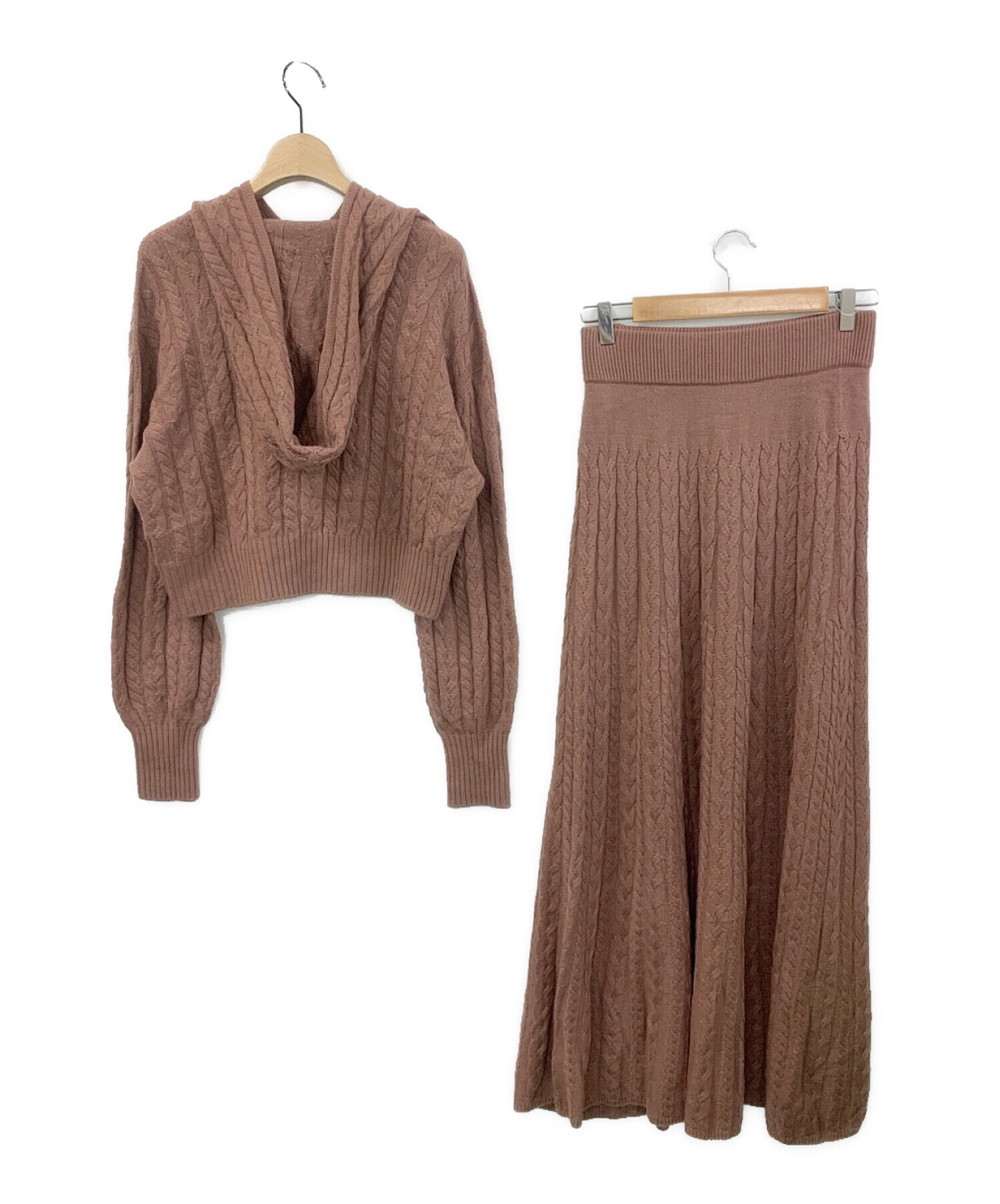 ハーリップトゥ まとめ売り 中古・古着通販】Her lip to (ハーリップトゥ) Wool blend Cable Knit