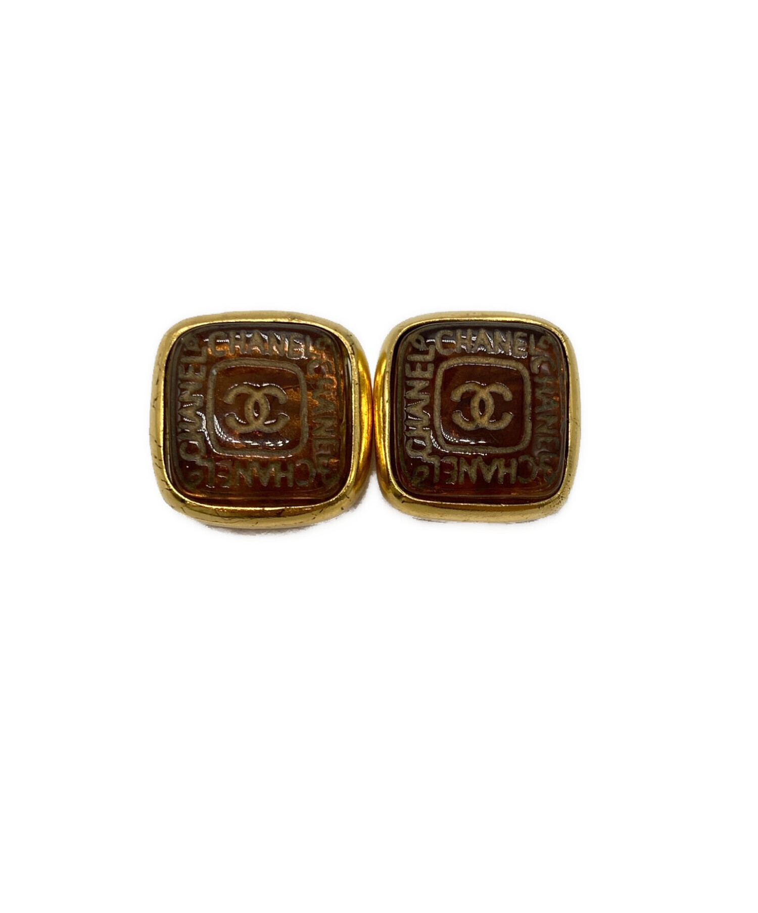 中古・古着通販】CHANEL (シャネル) ココマークカラーストーン 