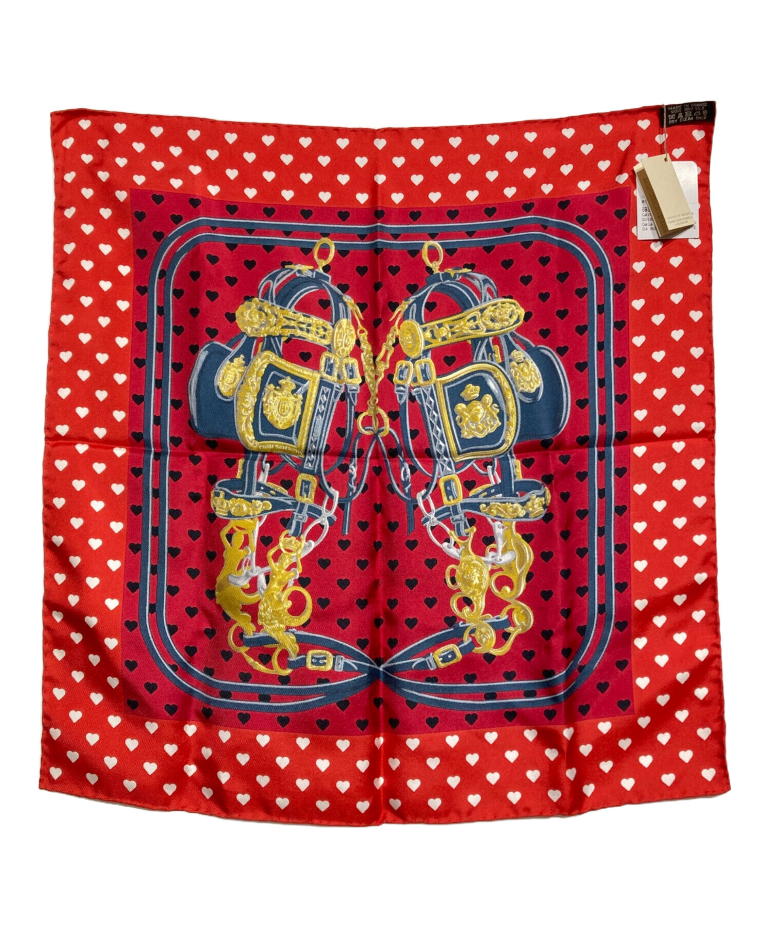 中古・古着通販】HERMES (エルメス) スカーフ レッド｜ブランド・古着