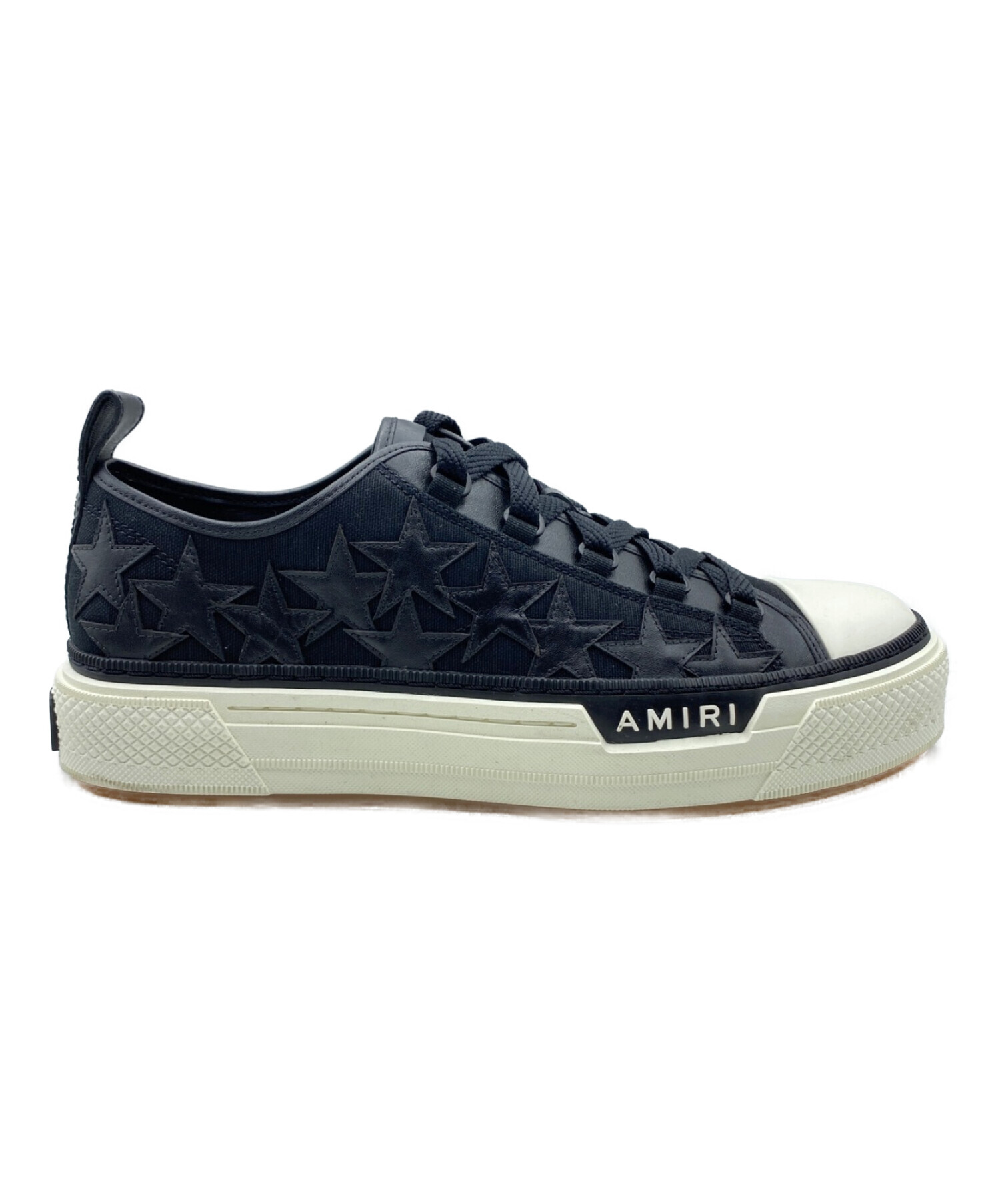 中古・古着通販】AMIRI (アミリ) STAR COURT LOW ブラック サイズ:44 中古・古着通販】AMIRI (アミリ) STAR COURT LOW ブラック サイズ:44