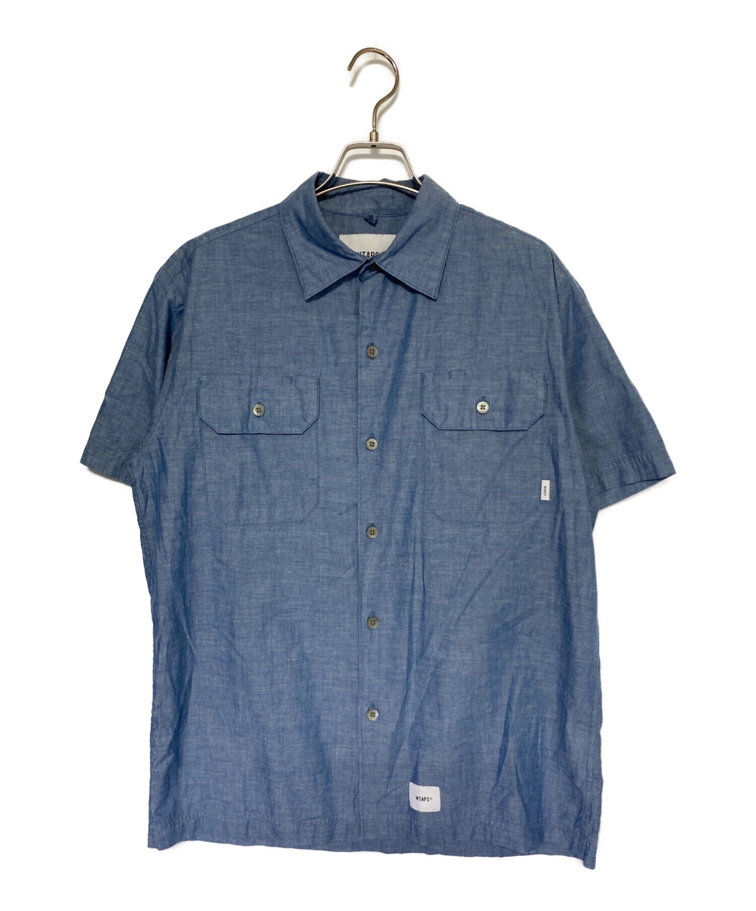 中古・古着通販】WTAPS (ダブルタップス) DECK S/S SHIRT ブルー