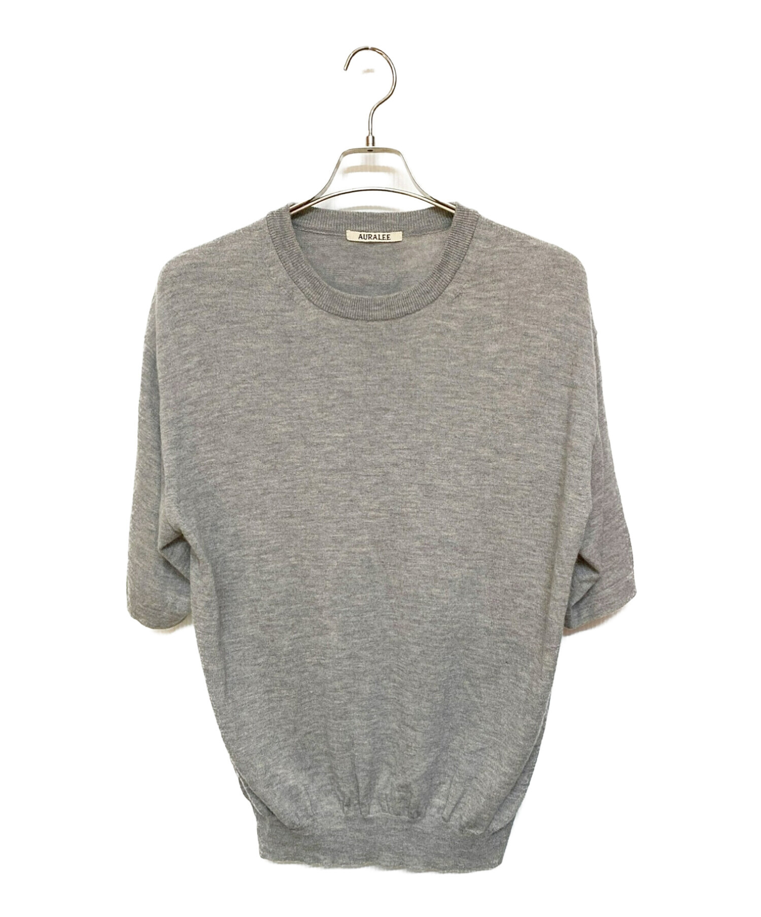 中古・古着通販】AURALEE (オーラリー) CASHMERE HARD TWIST KNIT TEE 