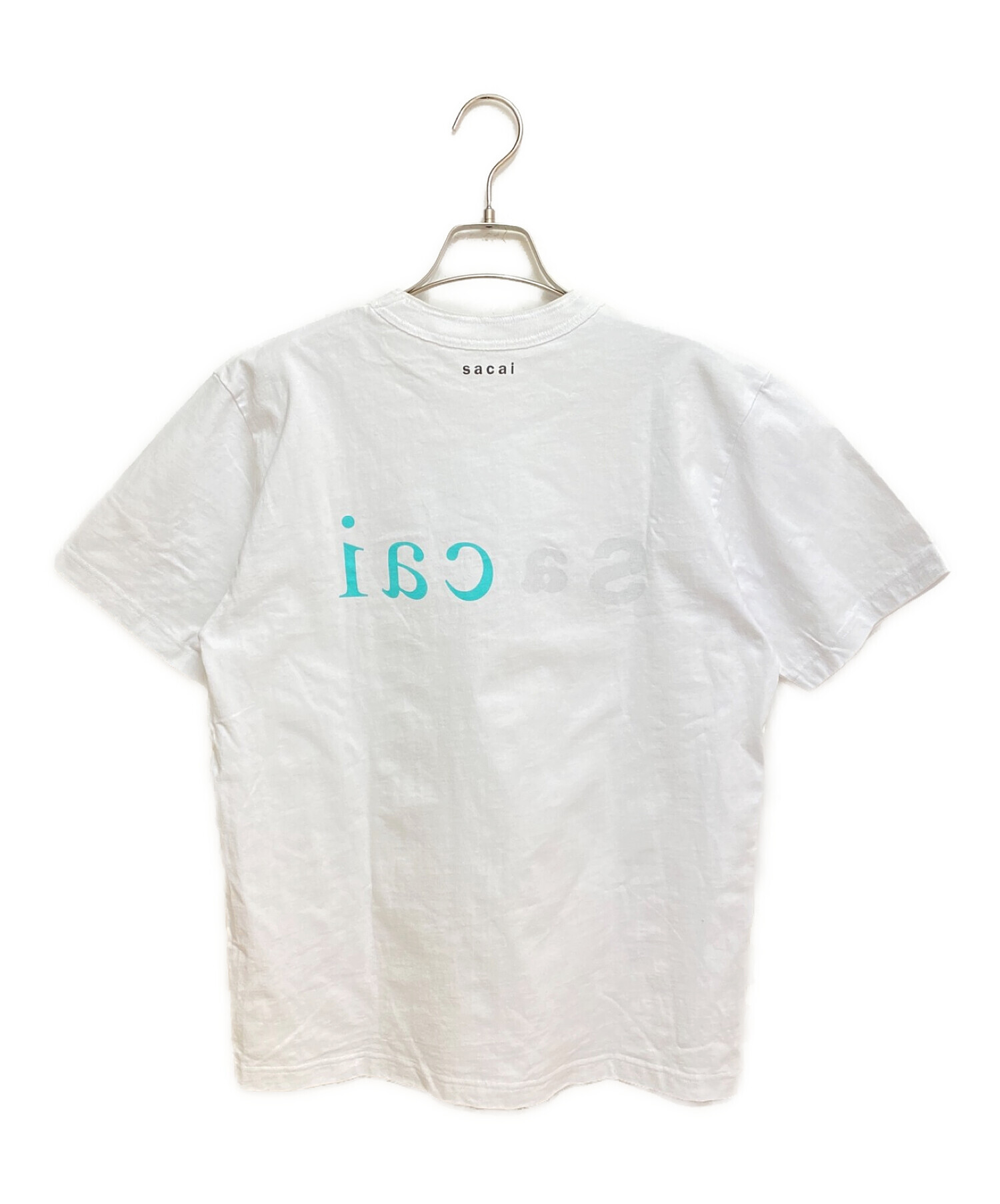 中古・古着通販】sacai (サカイ) 22SS 反転ロゴプリントTシャツ