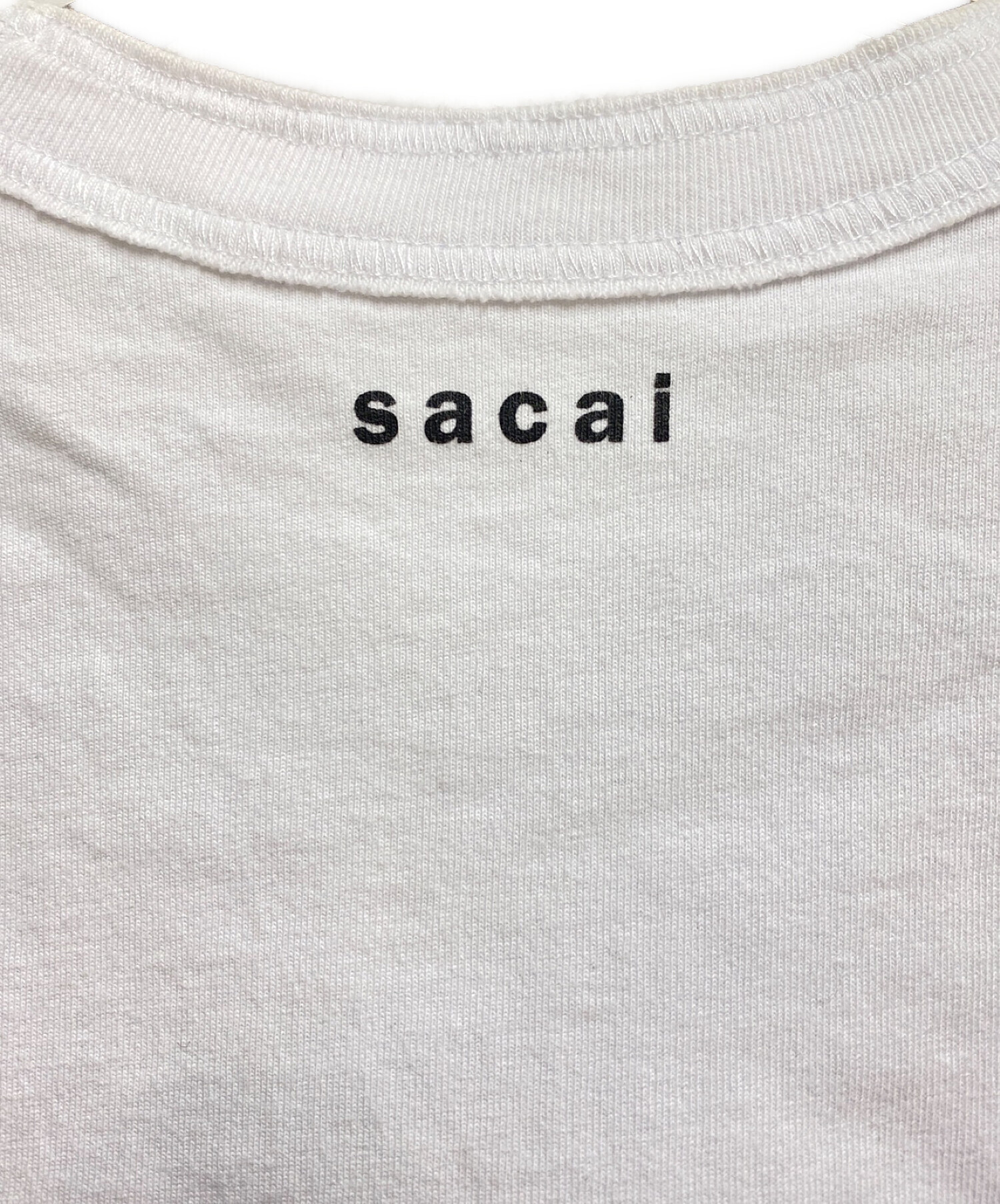中古・古着通販】sacai (サカイ) 22SS 反転ロゴプリントTシャツ