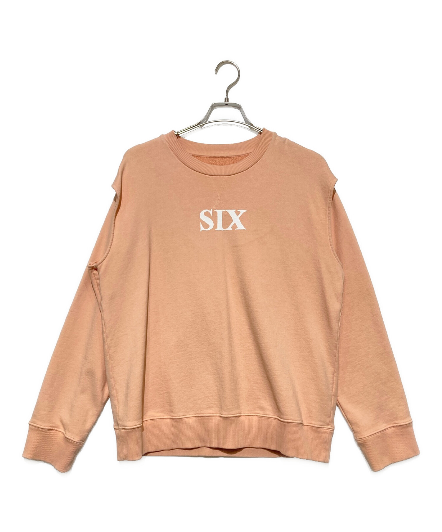 MM6 Maison Margielaマルジェラ ロゴ入りスウェットピンク S 【公式通販】