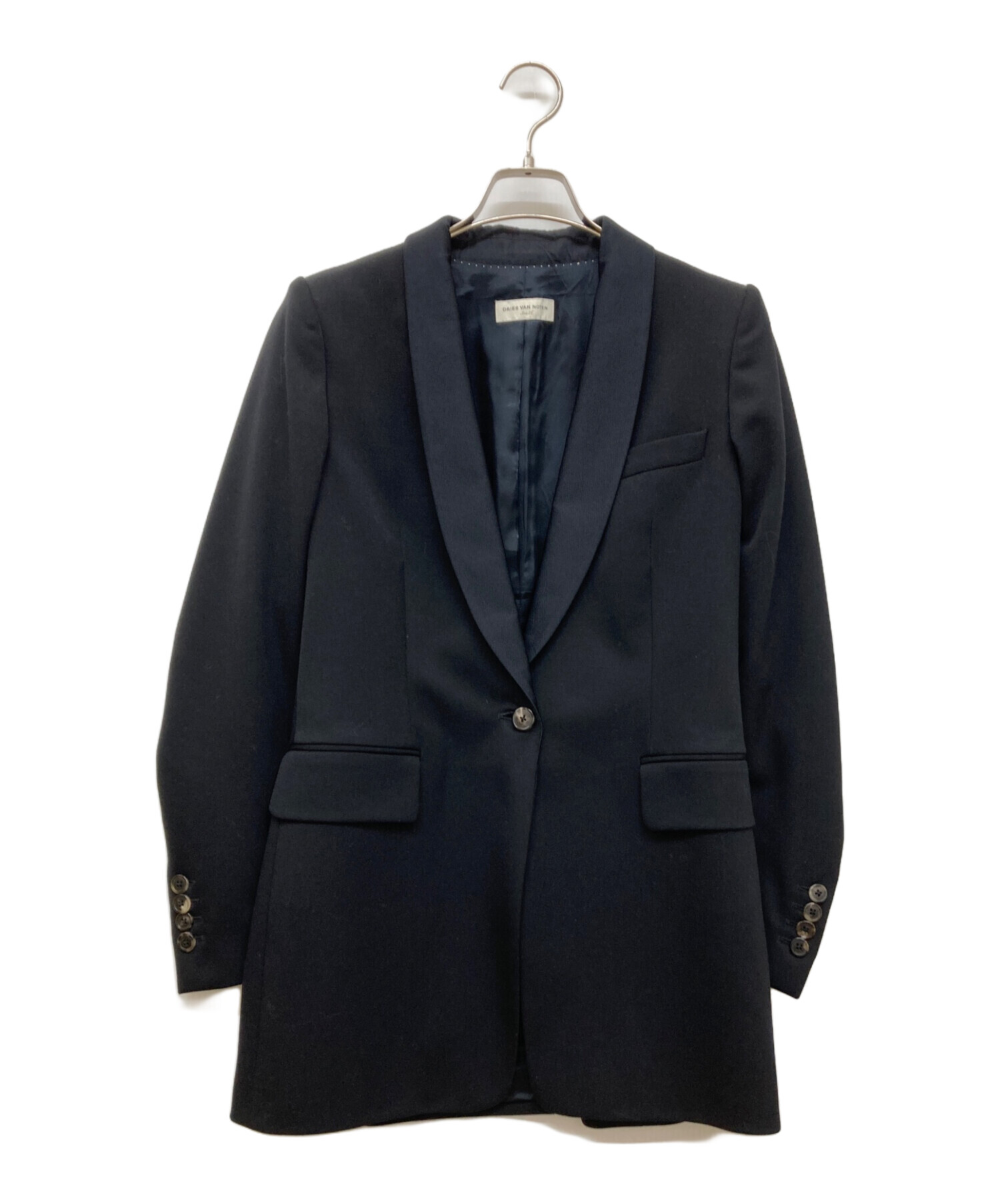 DRIES VAN NOTEN ブラックジャケット ライカ期 中古・古着通販】DRIES VAN NOTEN (ドリスヴァンノッテン) ショール