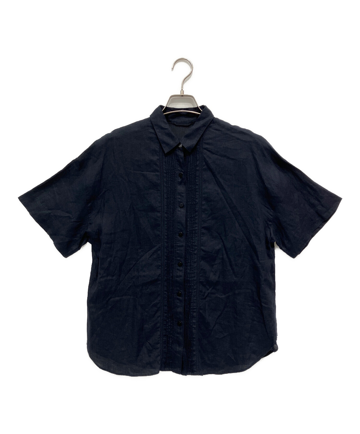 MACKINTOSH LONDON コンパクトブロード麻フロントタックシャツ