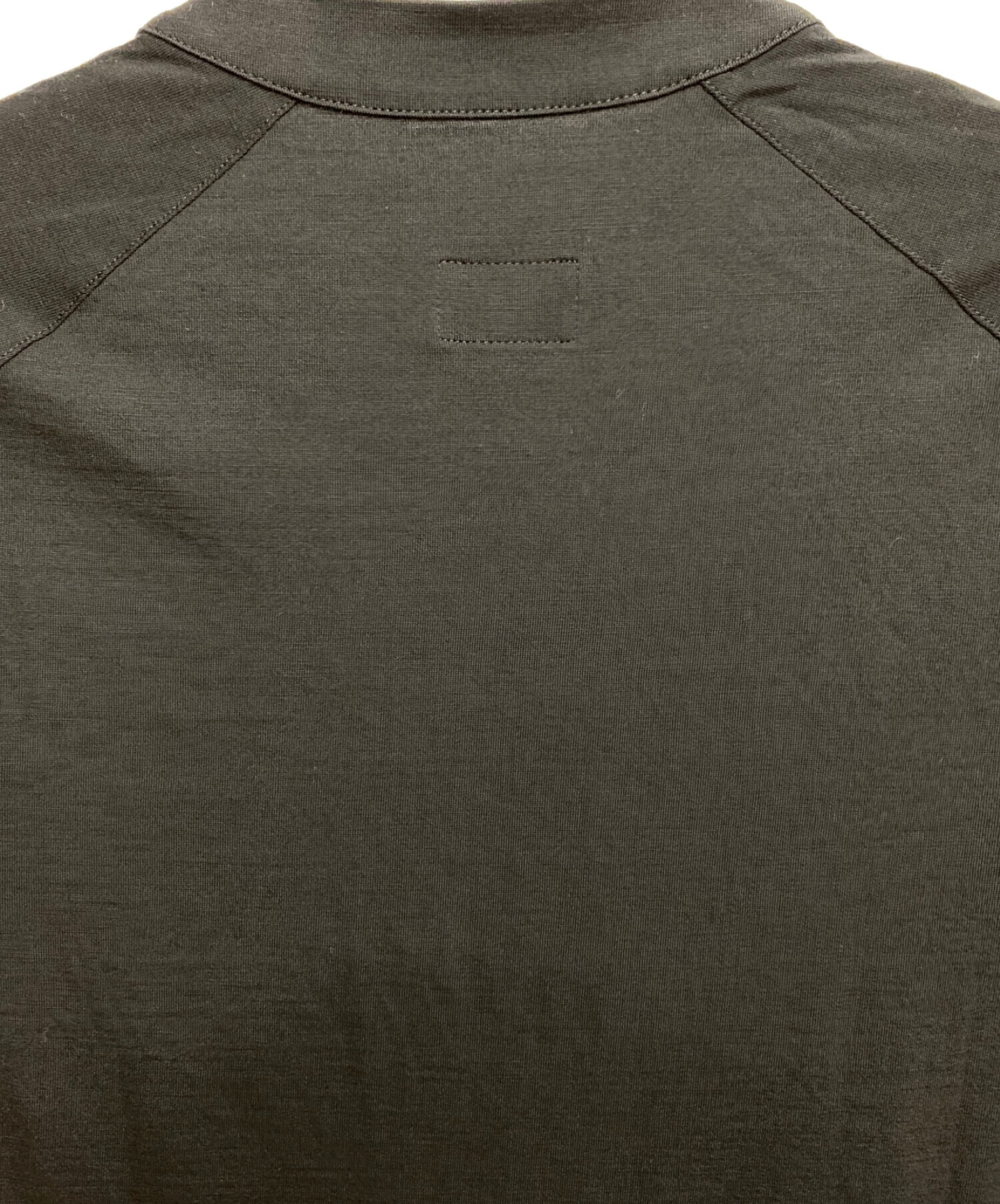 中古・古着通販】HERMES (エルメス) ハーフジップTシャツ ブラック 