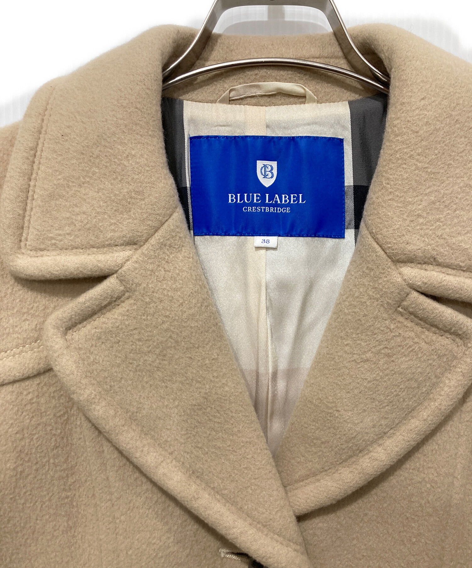 ブルーレーベル クレストブリッジ チェスターコート BLUE LABEL 