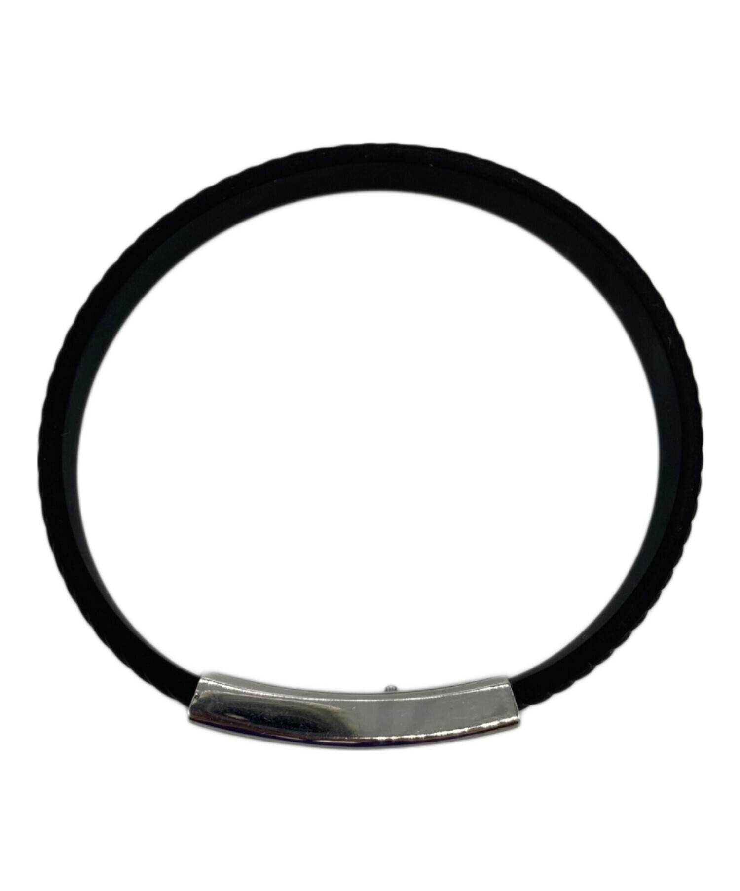 【未使用】EMPORIO ARMANI シルバーバングル 中古・古着通販】EMPORIO ARMANI (エンポリオアルマーニ