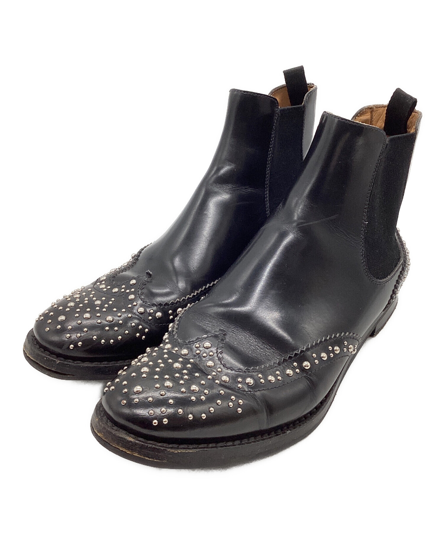 中古・古着通販】Church's (チャーチ) スタッズサイドゴアブーツ