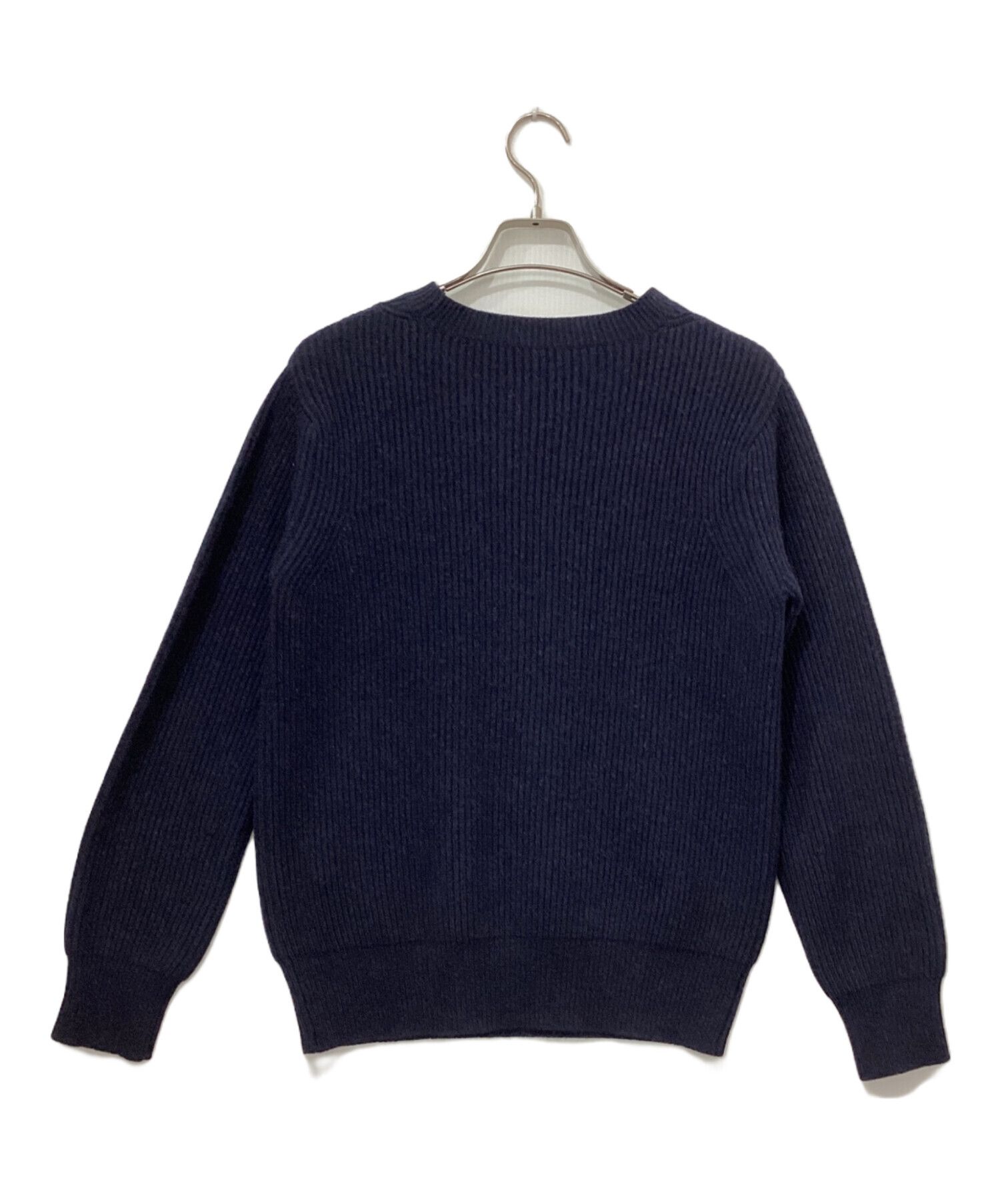 中古・古着通販】DRAWER (ドゥロワー) 9Gウールカシミヤアゼ編みニット