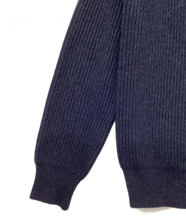 中古・古着通販】DRAWER (ドゥロワー) 9Gウールカシミヤアゼ編みニット