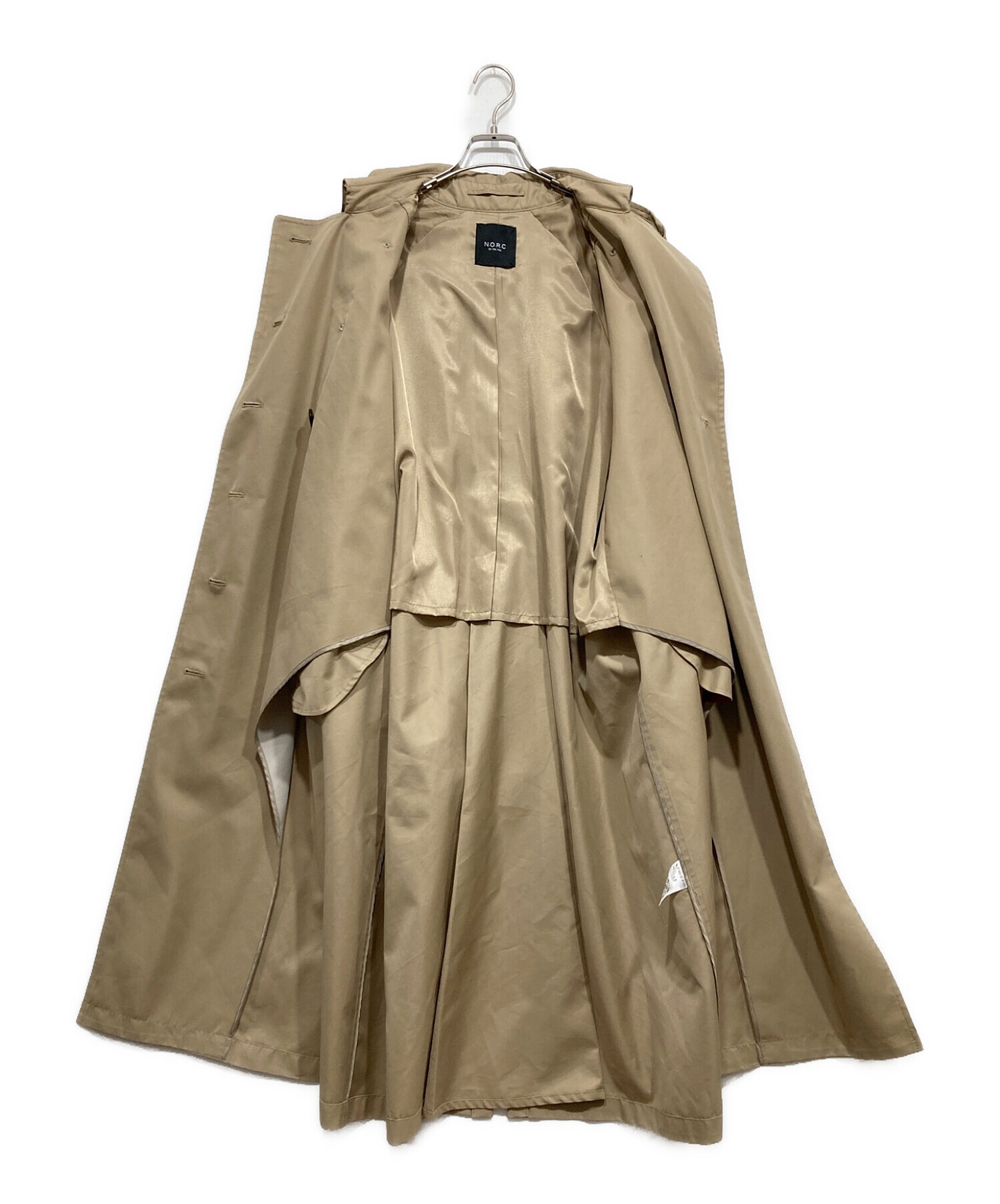 中古・古着通販】N.O.R.C (ノーク) ロングオーバートレンチコート