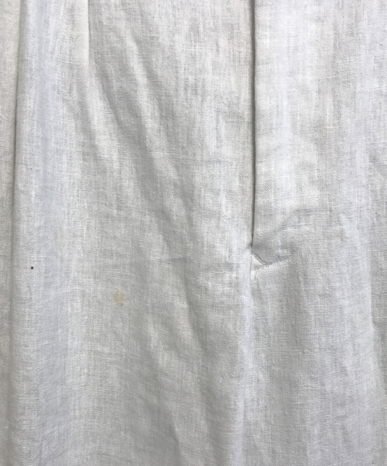 中古・古着通販】ka na ta (カナタ) ヘンプワイドパンツ ホワイト 