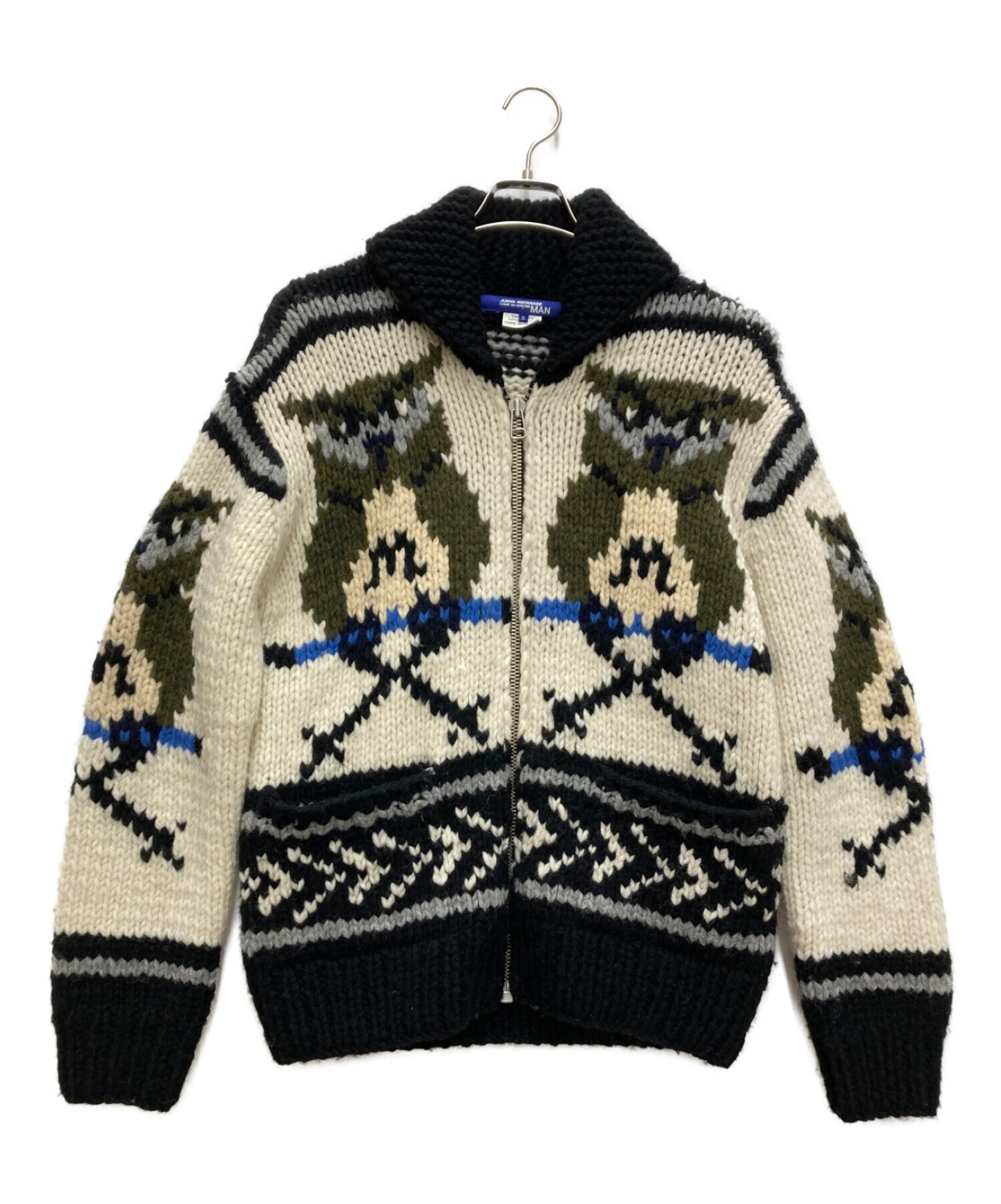 ジュンヤワタナベ コム・デ ・ギャルソン カウチンカーディガン JUNYA WATANABE COMME des GARCONS ジュンヤワタナベ コムデギャルソン