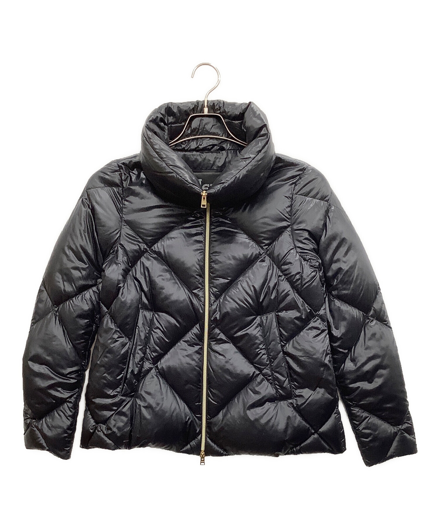 ヘルノ / HERNO　ダウンブルゾン／ダウンジャケット 42 新品タグ付き 中古・古着通販】HERNO (ヘルノ) ダウンブルゾン ブラック サイズ:42