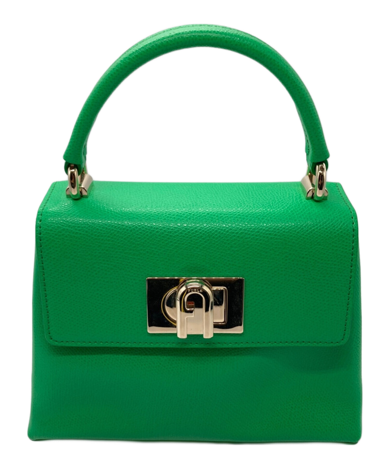 中古・古着通販】FURLA (フルラ) MINI TOP HANDLE/WB00109 グリーン 