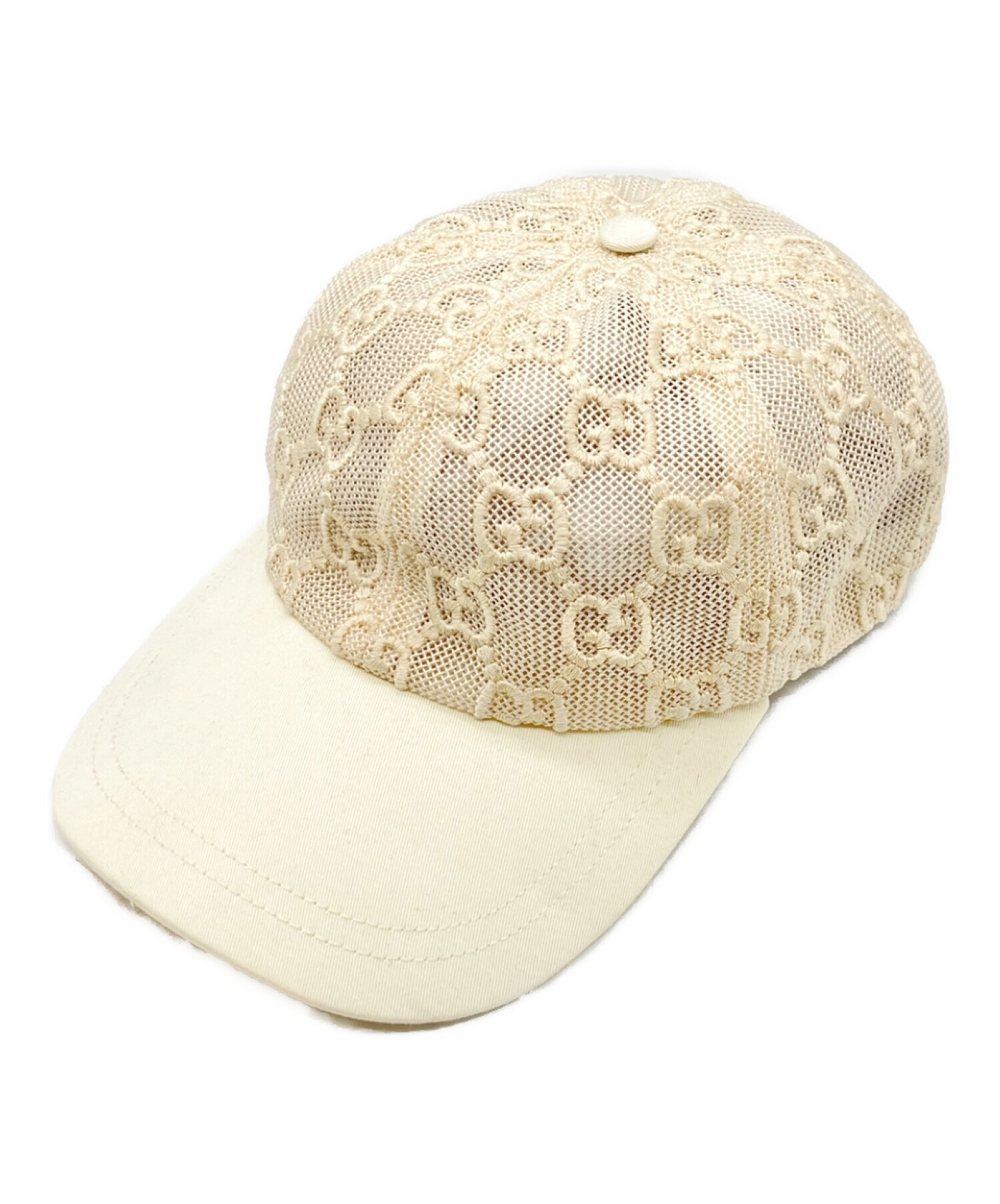 中古・古着通販】GUCCI (グッチ) GGレースエンブロイメダリー メッシュ 中古・古着通販】GUCCI (グッチ) GGレースエンブロイメダリー メッシュ