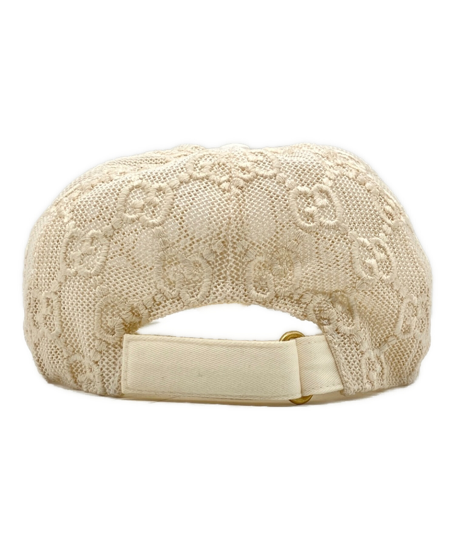 中古・古着通販】GUCCI (グッチ) GGレースエンブロイメダリー メッシュ