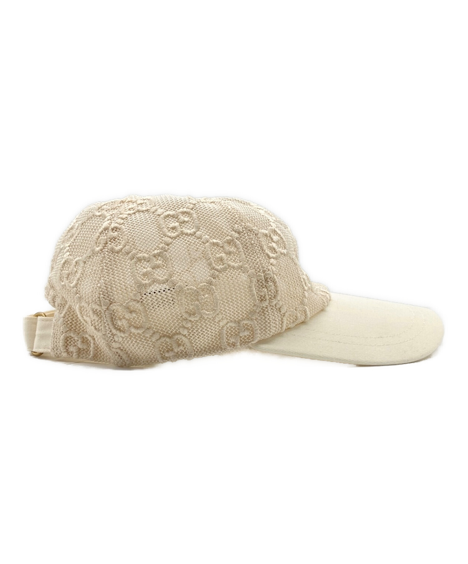 中古・古着通販】GUCCI (グッチ) GGレースエンブロイメダリー メッシュ