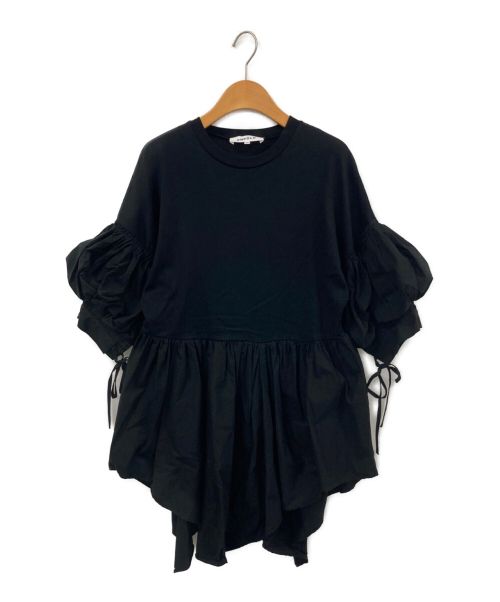 エンフォルド　タイプライターオーバーフレアブルゾン◆ブラック36 エンフォルド ENFOLD C SI タイプライター オーバーフレアブルゾン