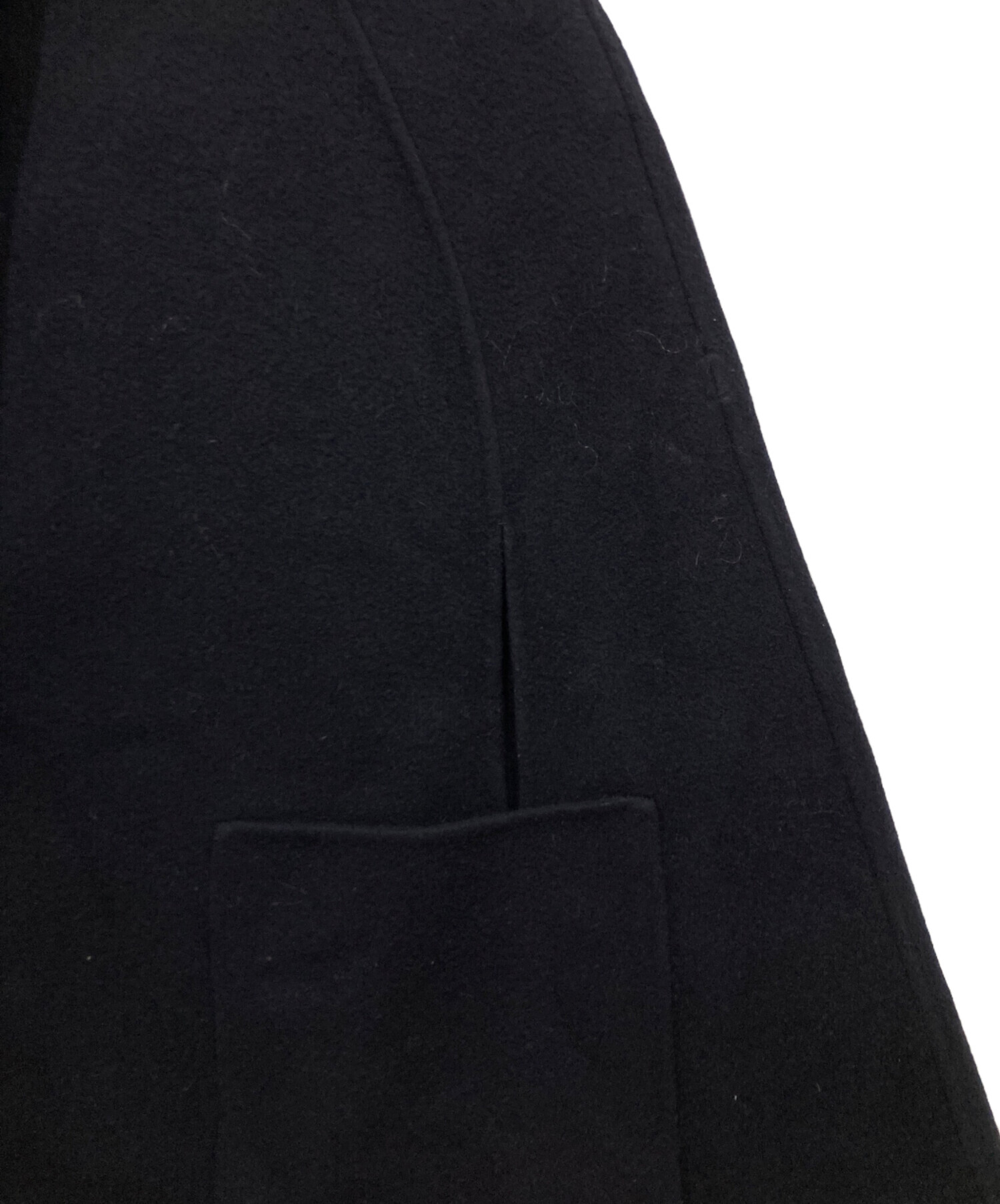 IENA LA BOUCLE ダブルフェイス ボートネック ケープコート