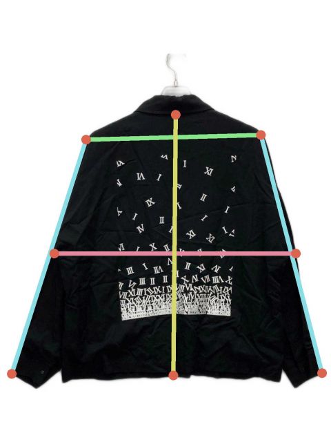 shareef 刺繍コーチジャケット SHAREEF - 未使用 SHAREEF ローマ数字