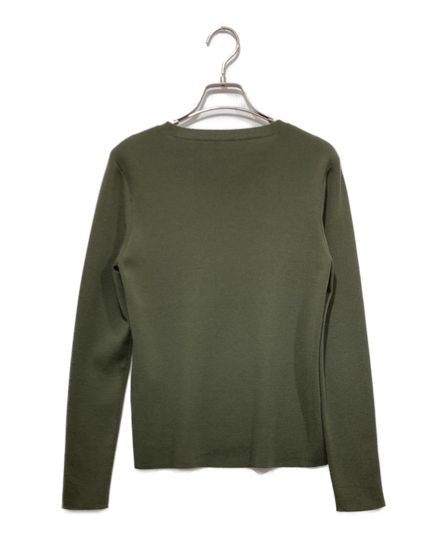 フォクシー グレースウール ニット セーター オリーブ グリーン系 38