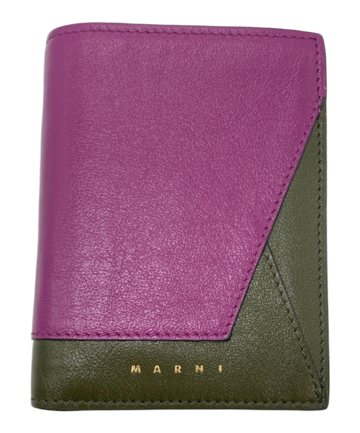 中古・古着通販】MARNI (マルニ) 2つ折り財布 パープル｜ブランド 