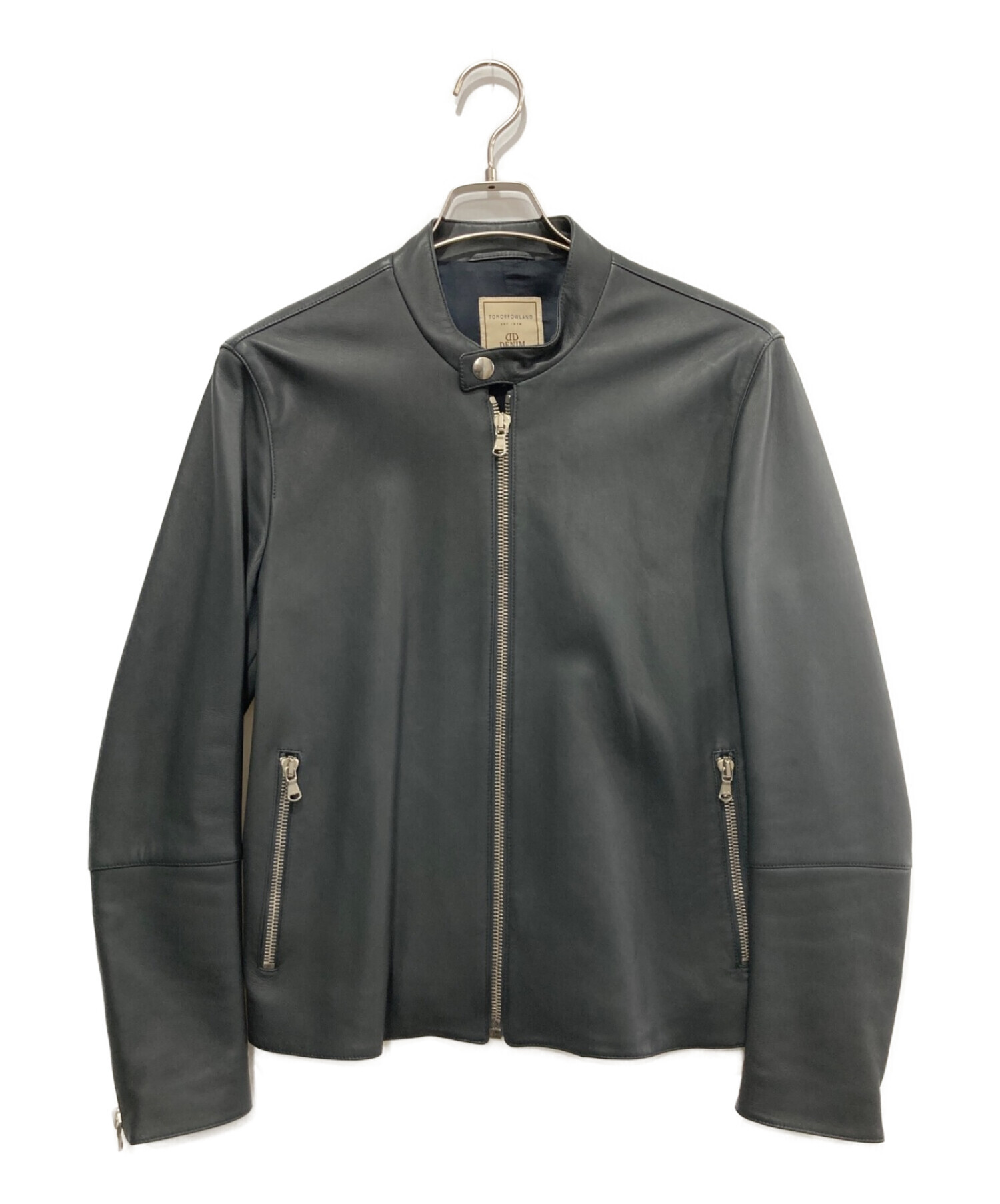 DENIM×TOMORROWLAND ラムレザー シングルライダースジャケット 【公式