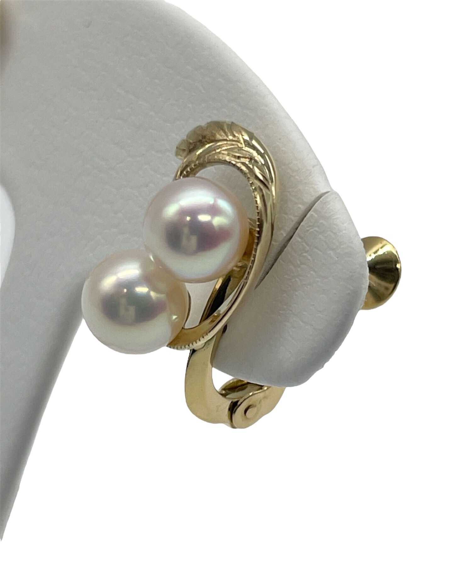 美品 MIKIMOTO イヤリング K18 アコヤパール 7.2mm | ヤマダウェブコム