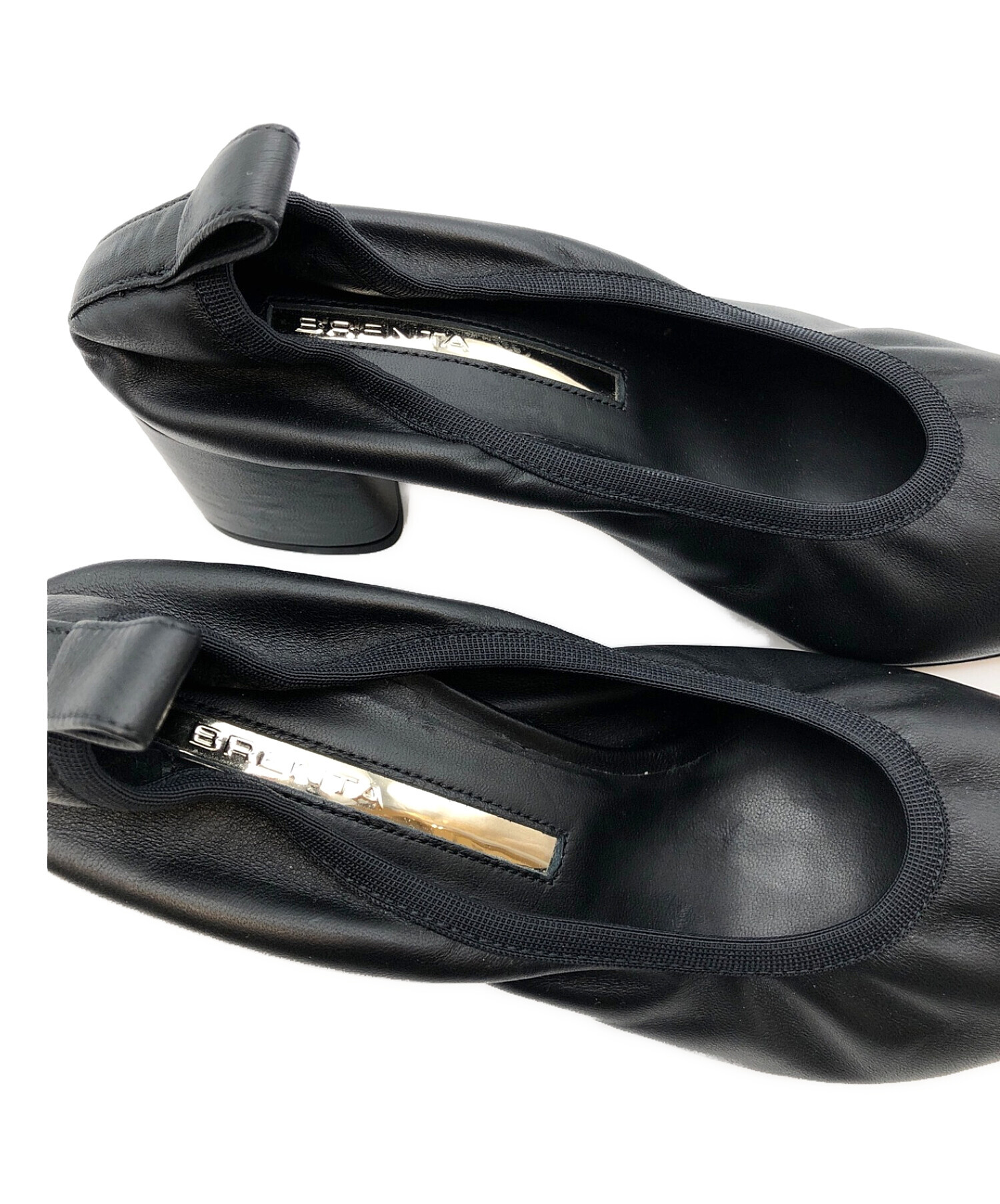 【新品未使用】BRENTA　ブレンタ　ポインテッドトゥ　パンプス　36 1/2 中古・古着通販】Brenta (ブレンタ) パンプス ブラック サイズ:SIZE 36