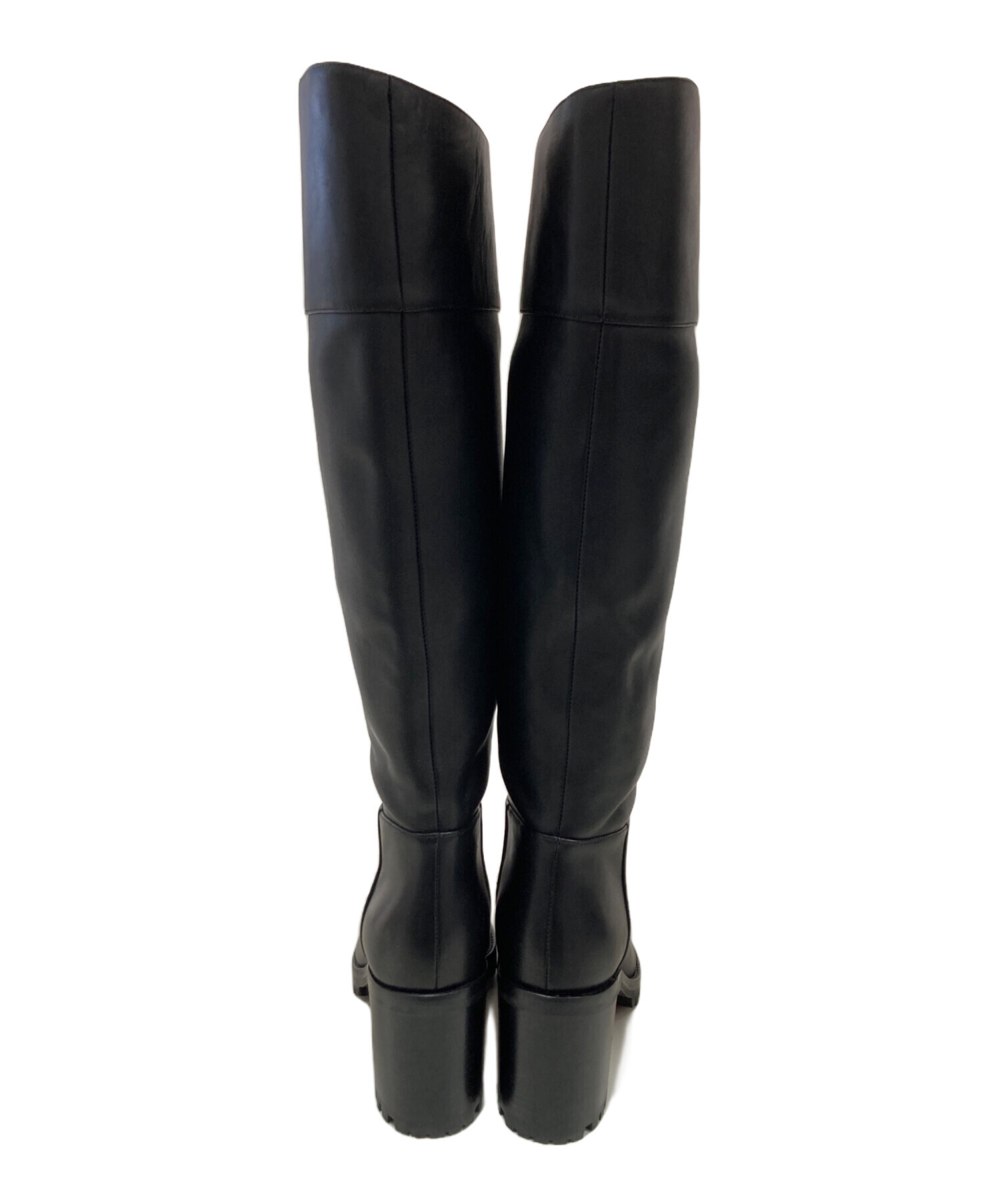 ルブタン ロングブーツ 黒