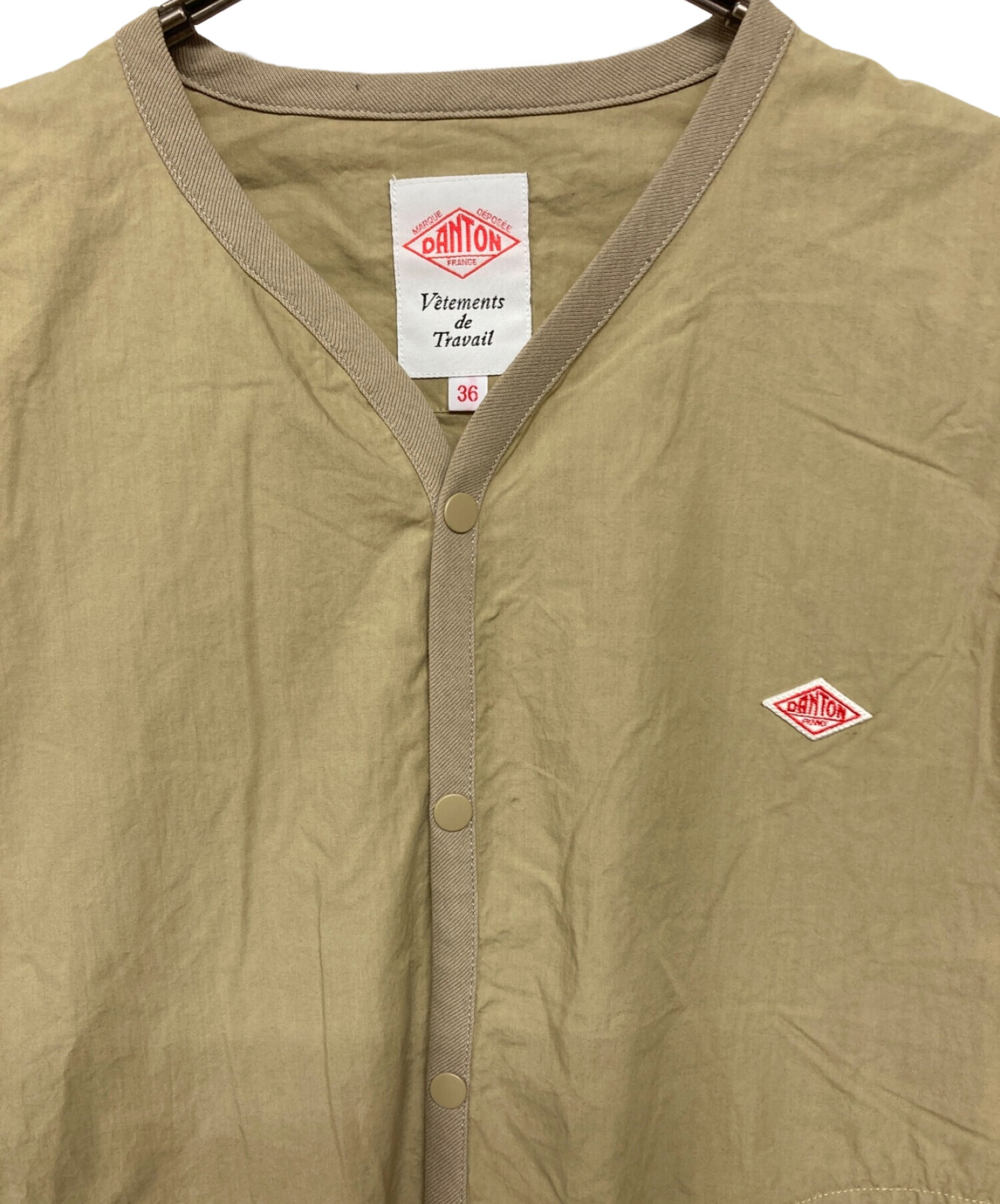 中古・古着通販】DANTON (ダントン) ナイロンジャケット カーキ サイズ